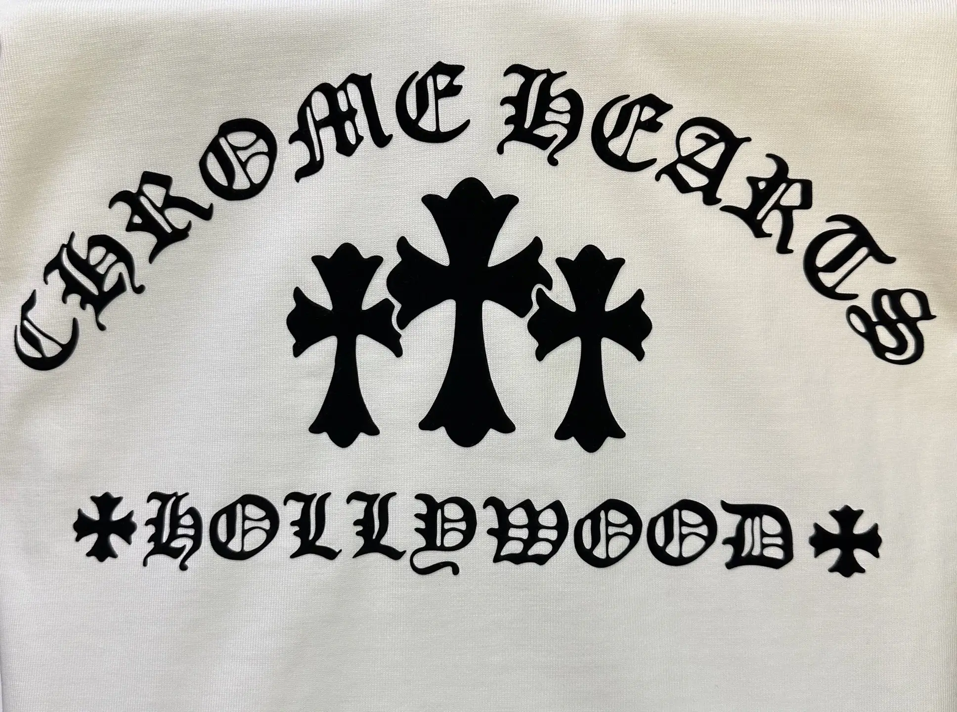 Cross Flocked Logo Cotton T-Shirt D17511569 — view 8