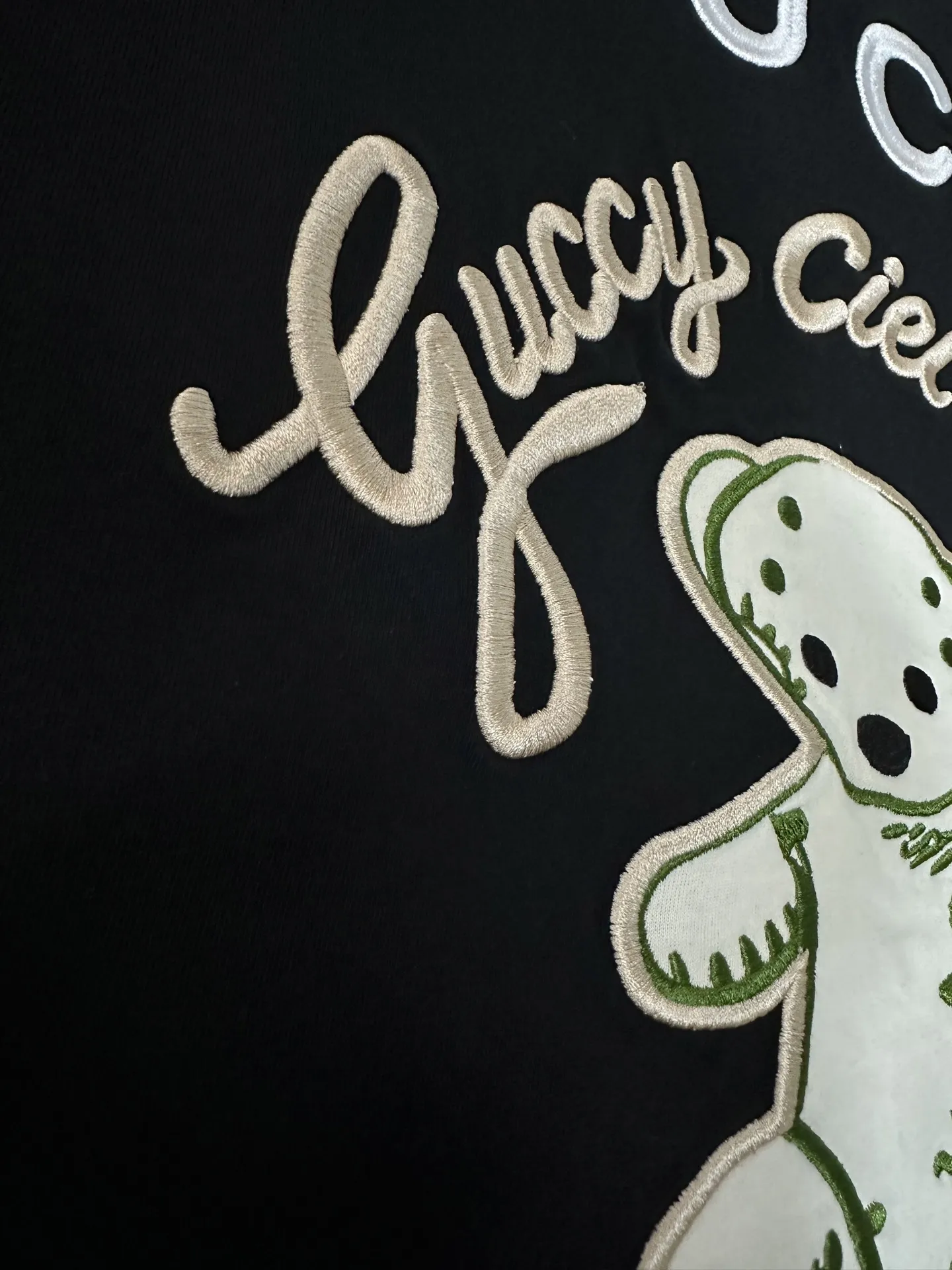 Teddy Bear Embroidered Cotton T-Shirt D18011546 — view 7