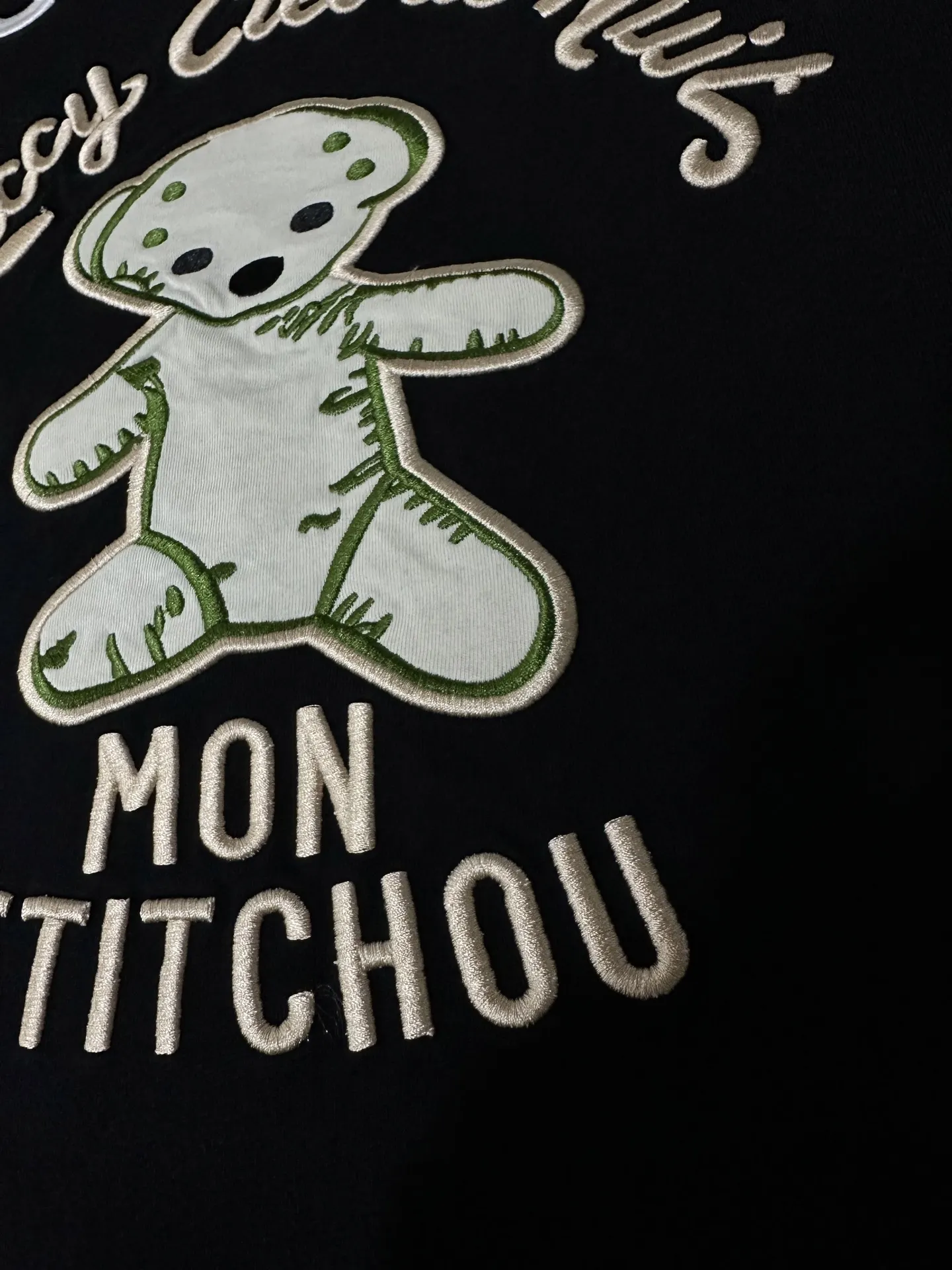 Teddy Bear Embroidered Cotton T-Shirt D18011546 — view 8