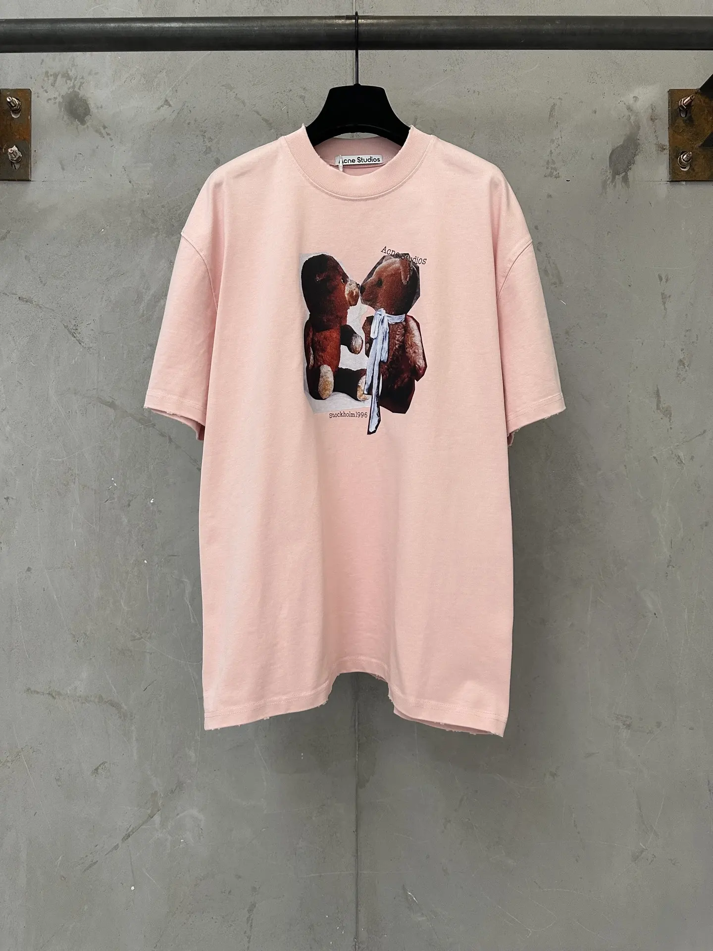 Bear Print Heavyweight Cotton T-Shirt D18011337