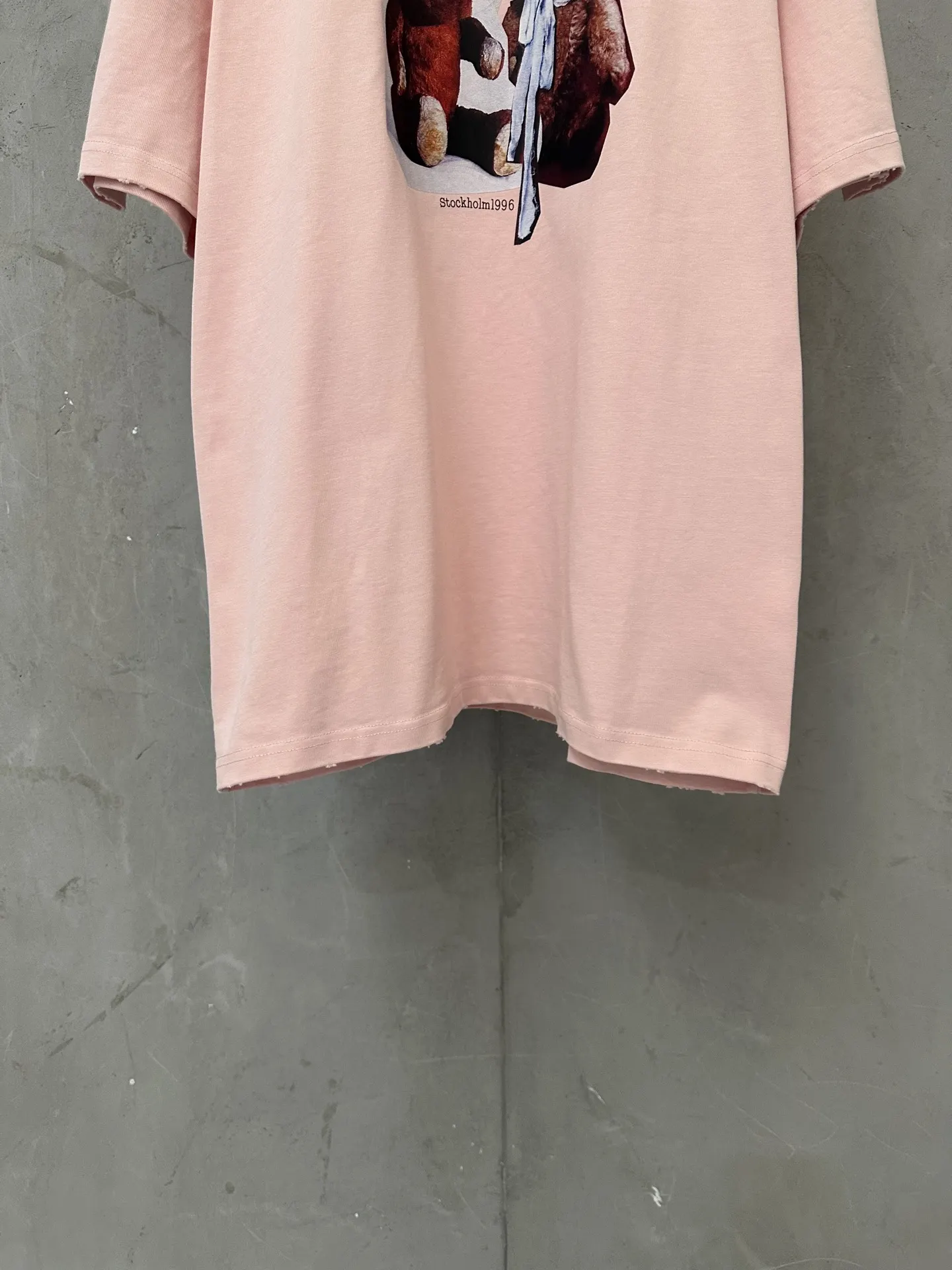 Bear Print Heavyweight Cotton T-Shirt D18011337 — view 4