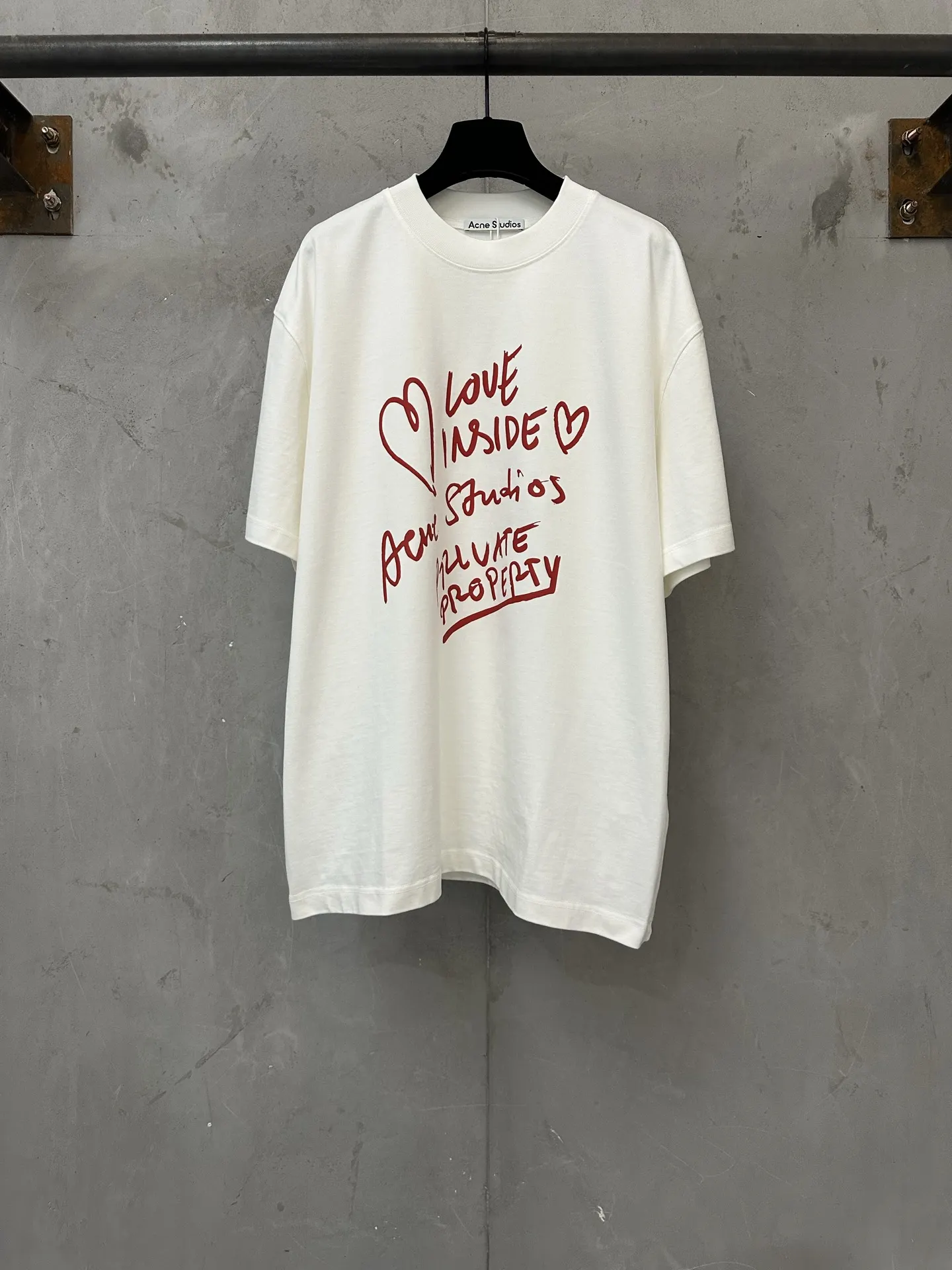 Acne Studios Love Inside Graphic T-Shirt D19023717