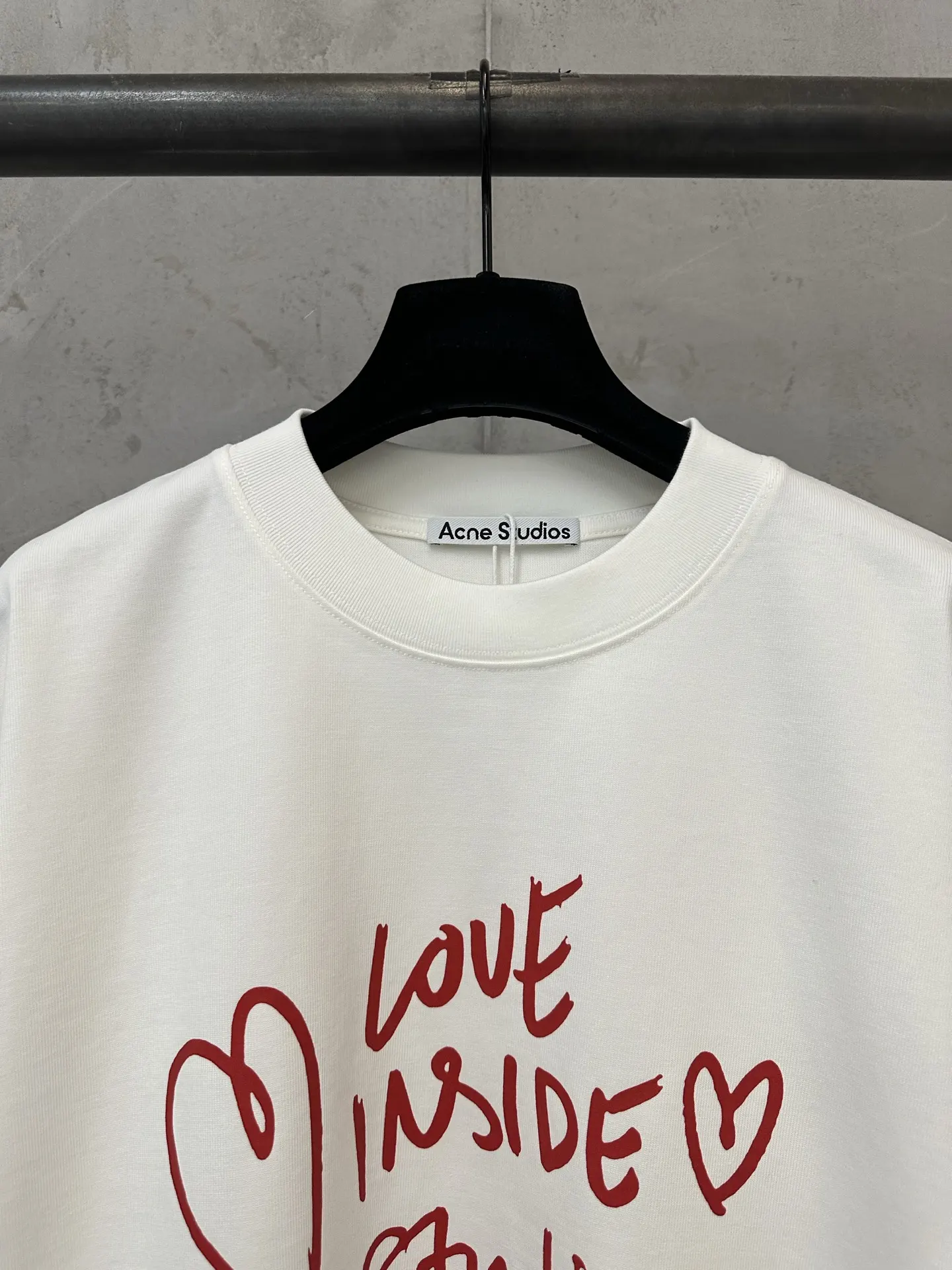 Acne Studios Love Inside Graphic T-Shirt D19023717 — view 5