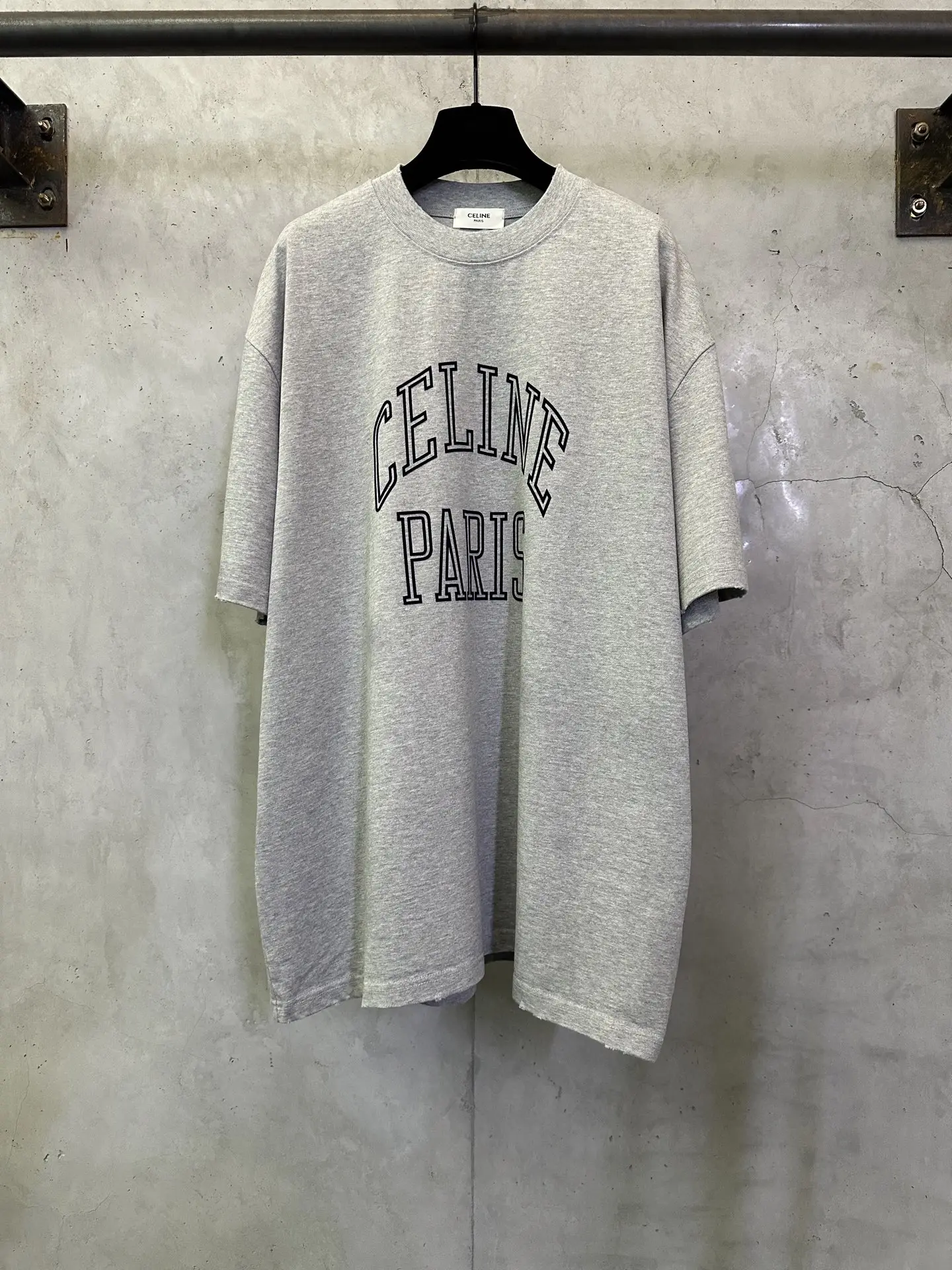 Logo-Flocked Heavyweight Cotton T-Shirt D19011002
