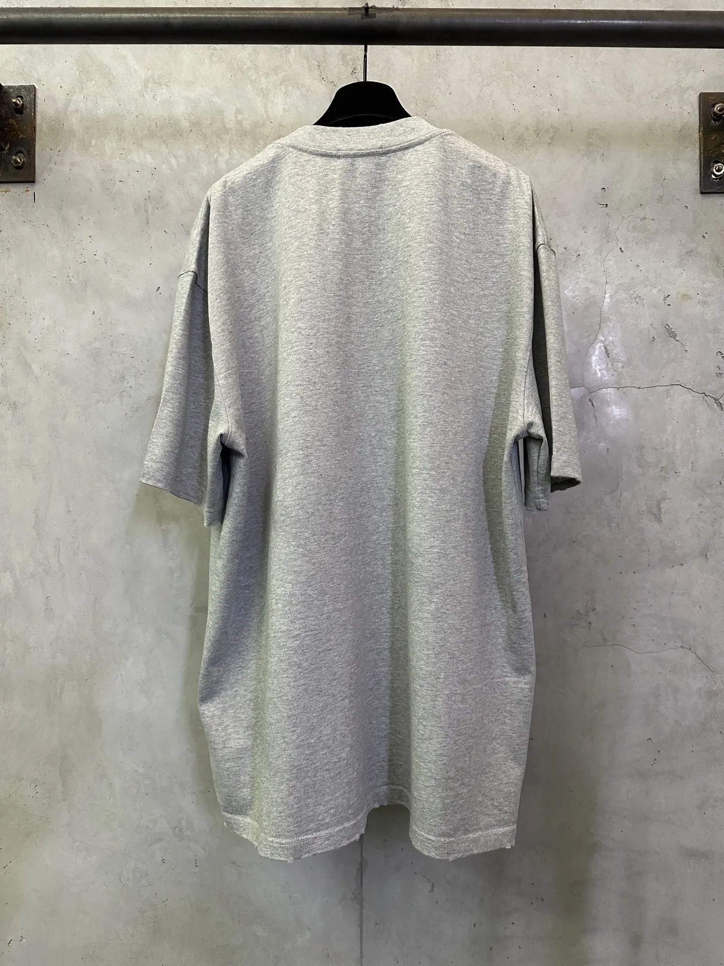 Logo-Flocked Heavyweight Cotton T-Shirt D19011002 — view 2