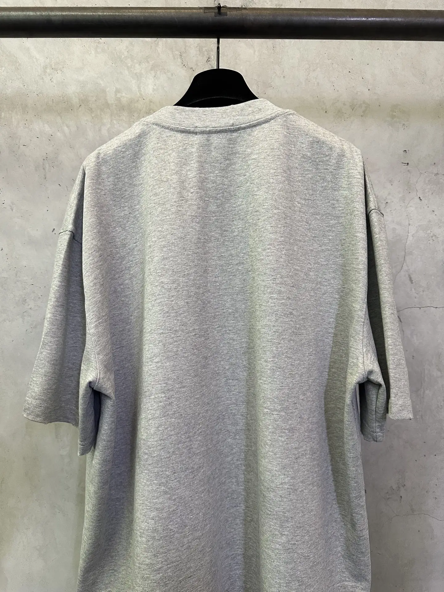 Logo-Flocked Heavyweight Cotton T-Shirt D19011002 — view 5