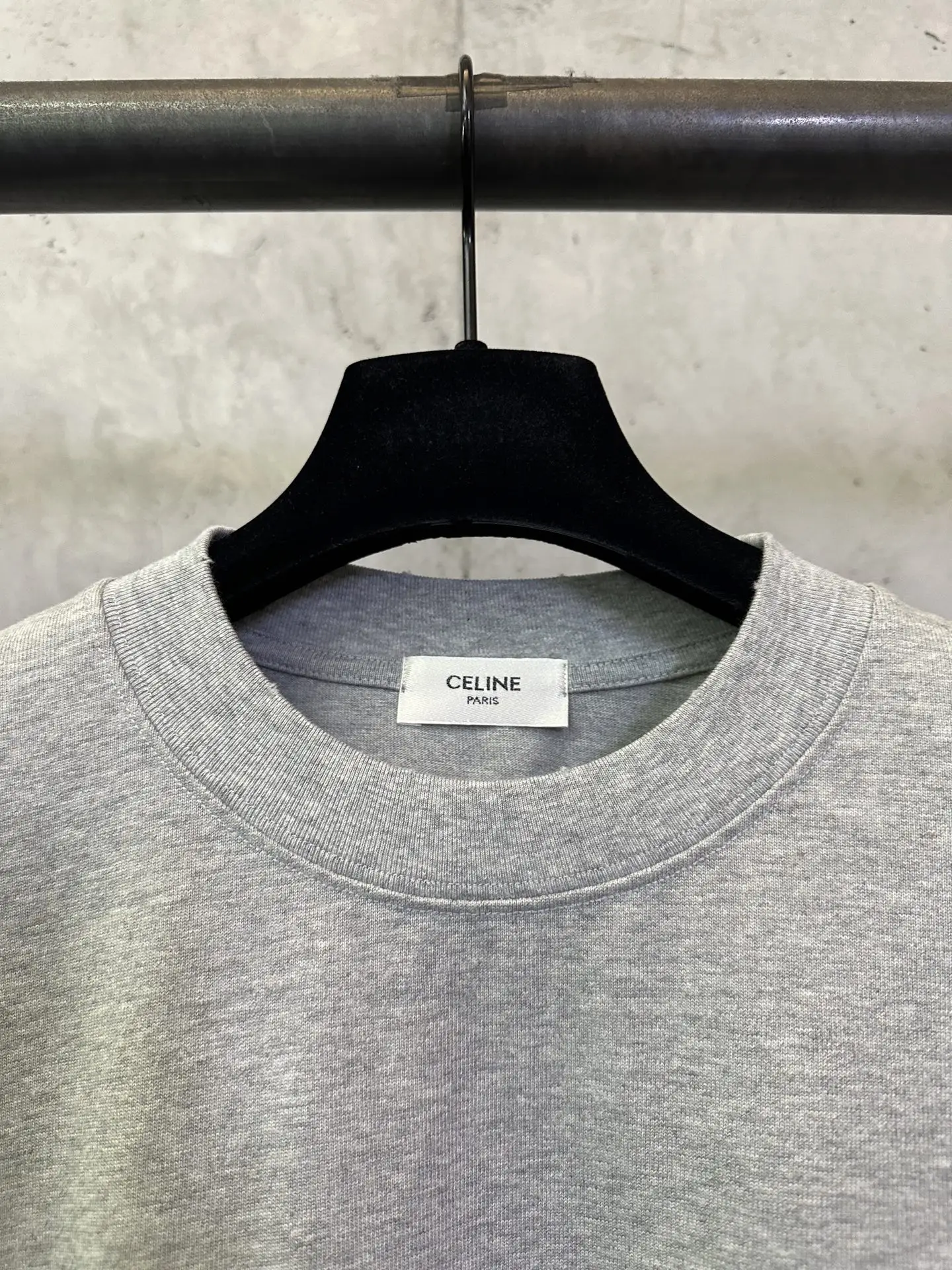 Logo-Flocked Heavyweight Cotton T-Shirt D19011002 — view 7