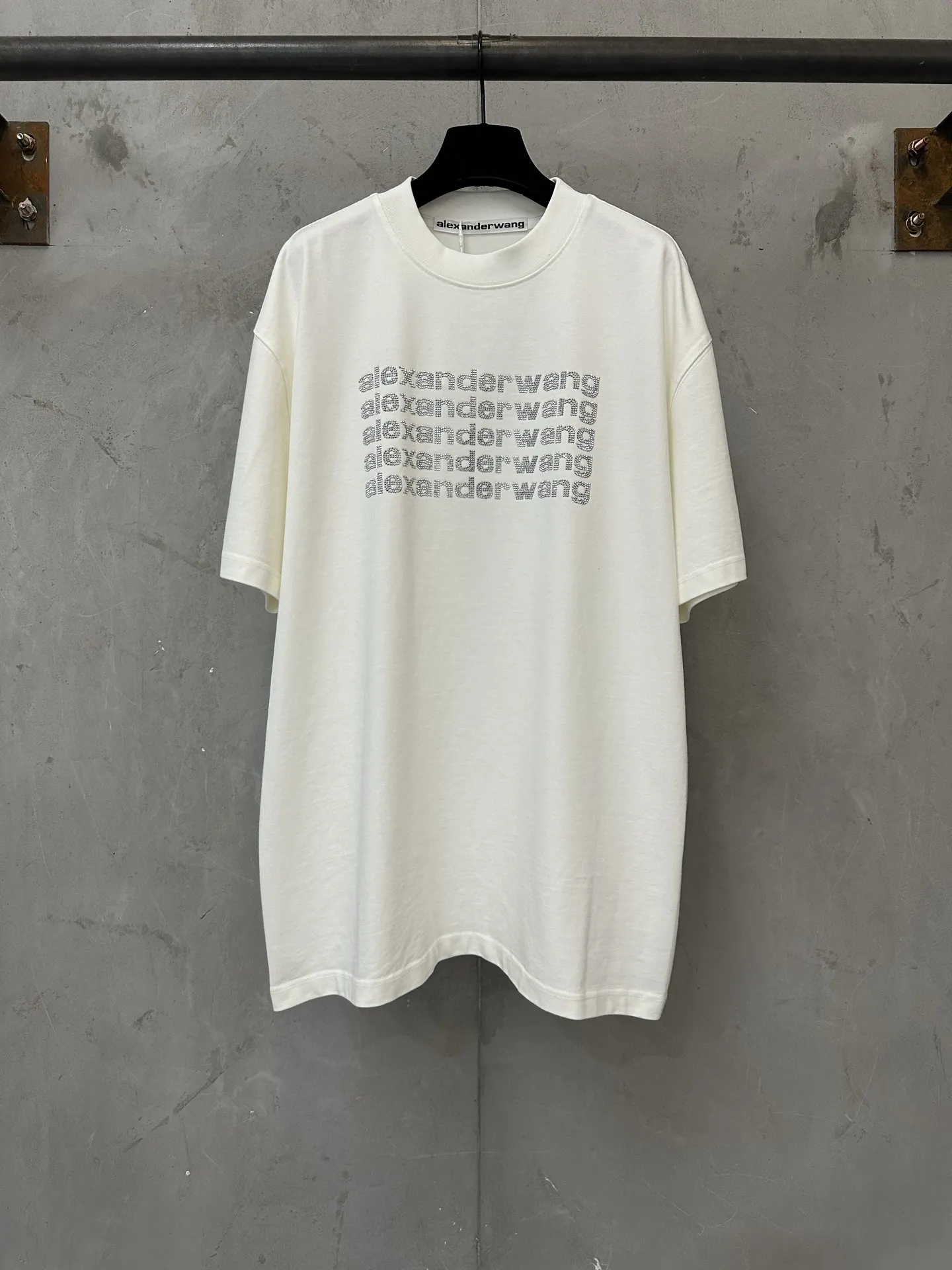 Crystal Logo Heavyweight Cotton T-Shirt D19523762