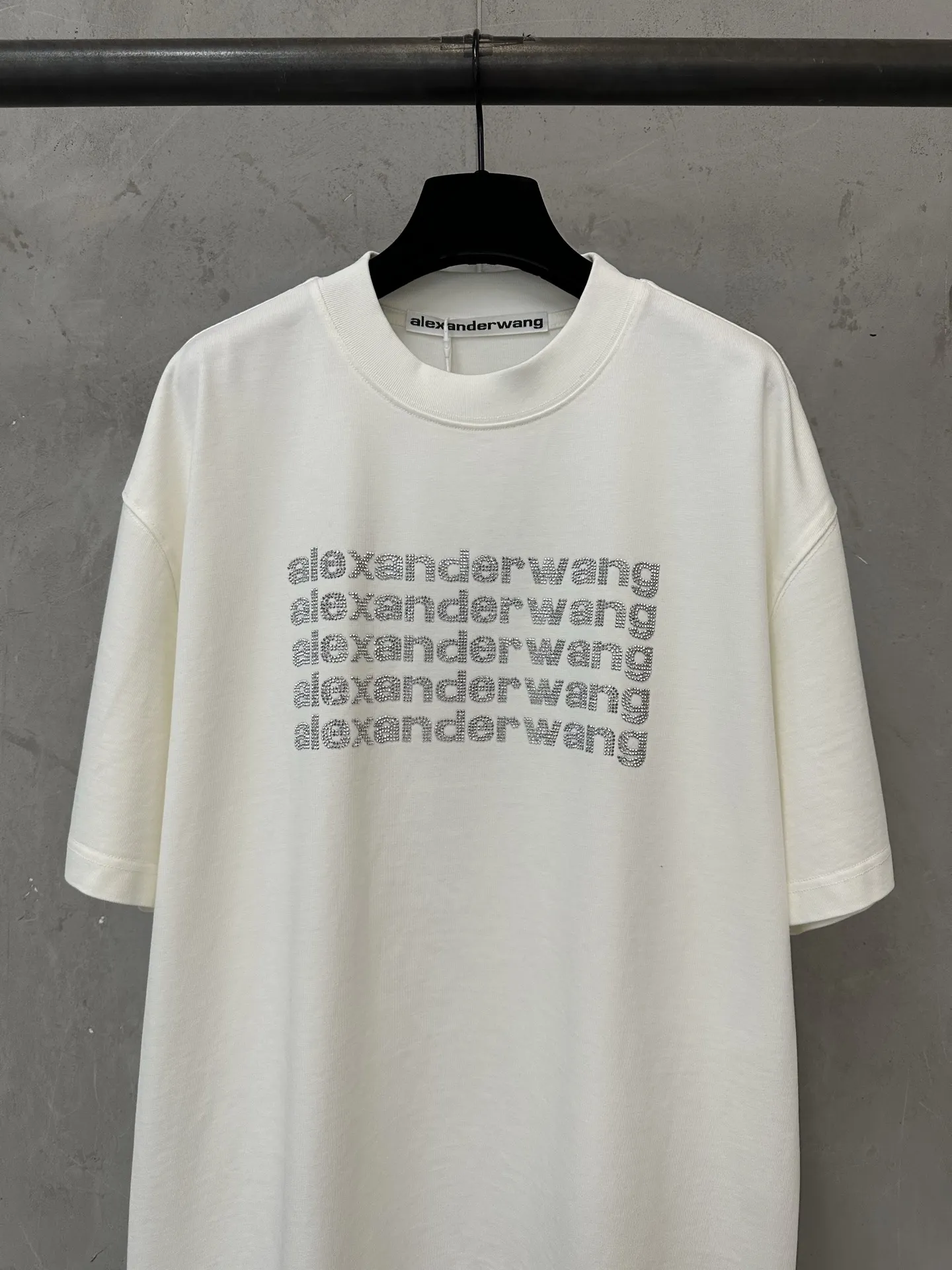 Crystal Logo Heavyweight Cotton T-Shirt D19523762 — view 3