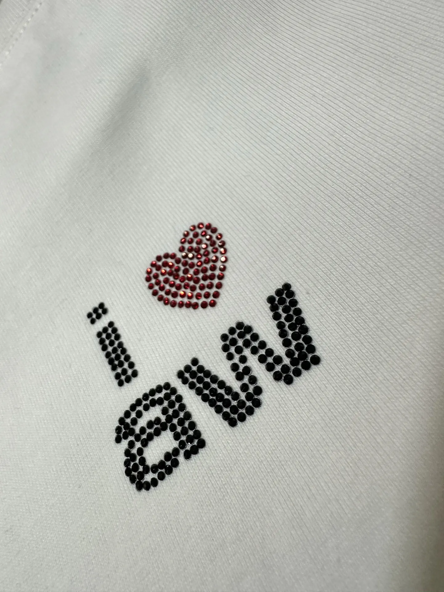 Hotfix Rhinestone Logo Cotton T-Shirt D20023130 — view 8