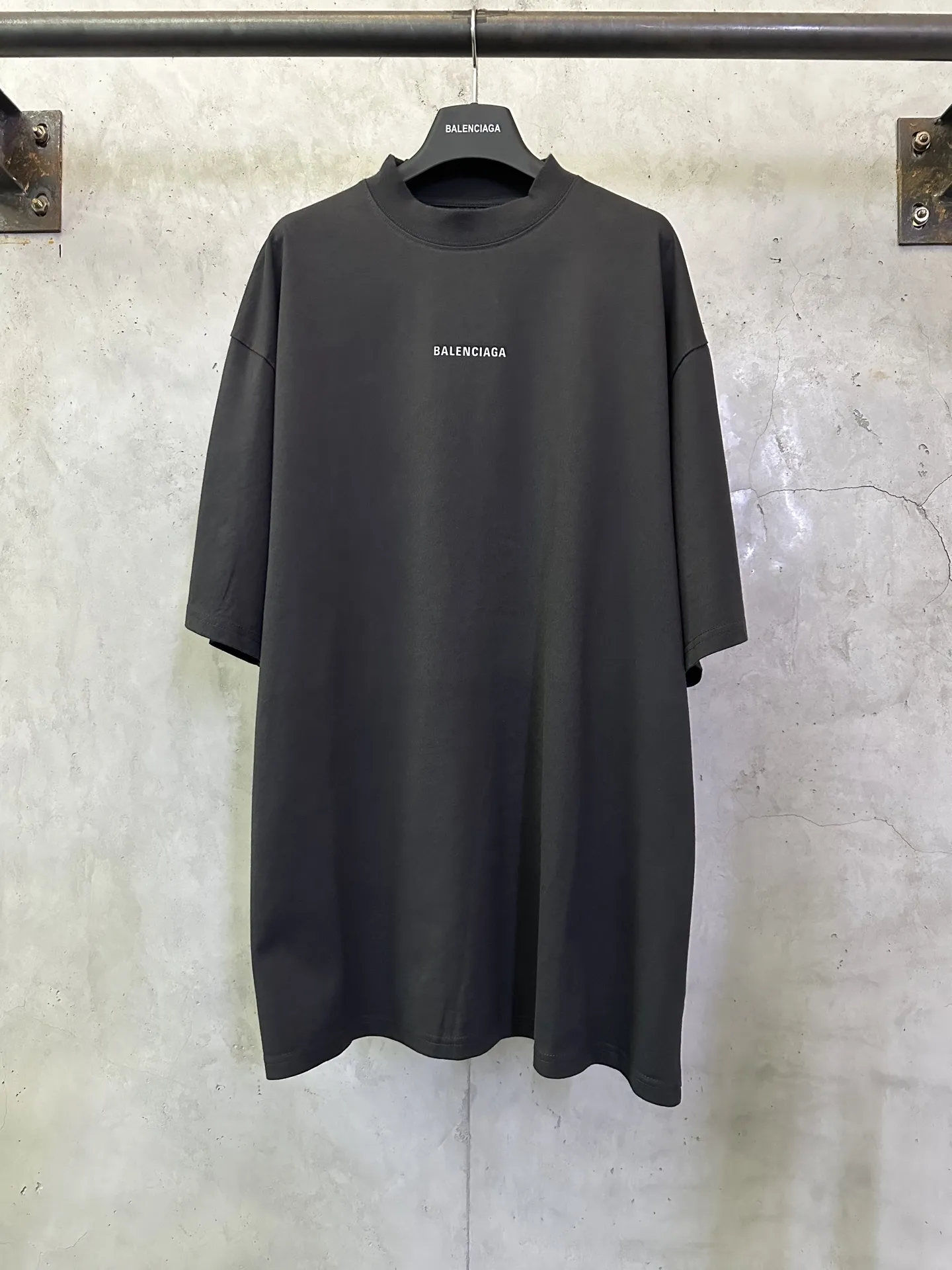 Logo Reflective Print Oversized T-Shirt D20012512