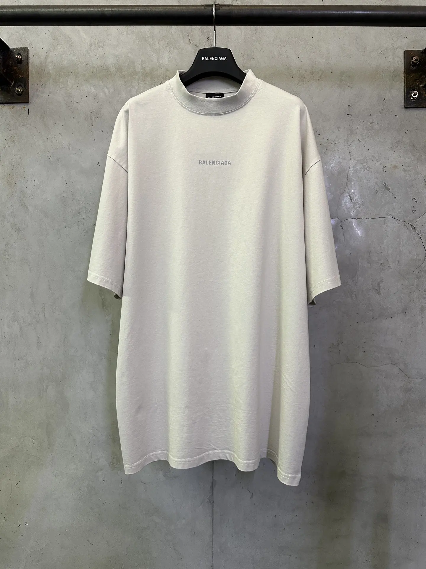 Logo Reflective Print Oversized T-Shirt D20015326
