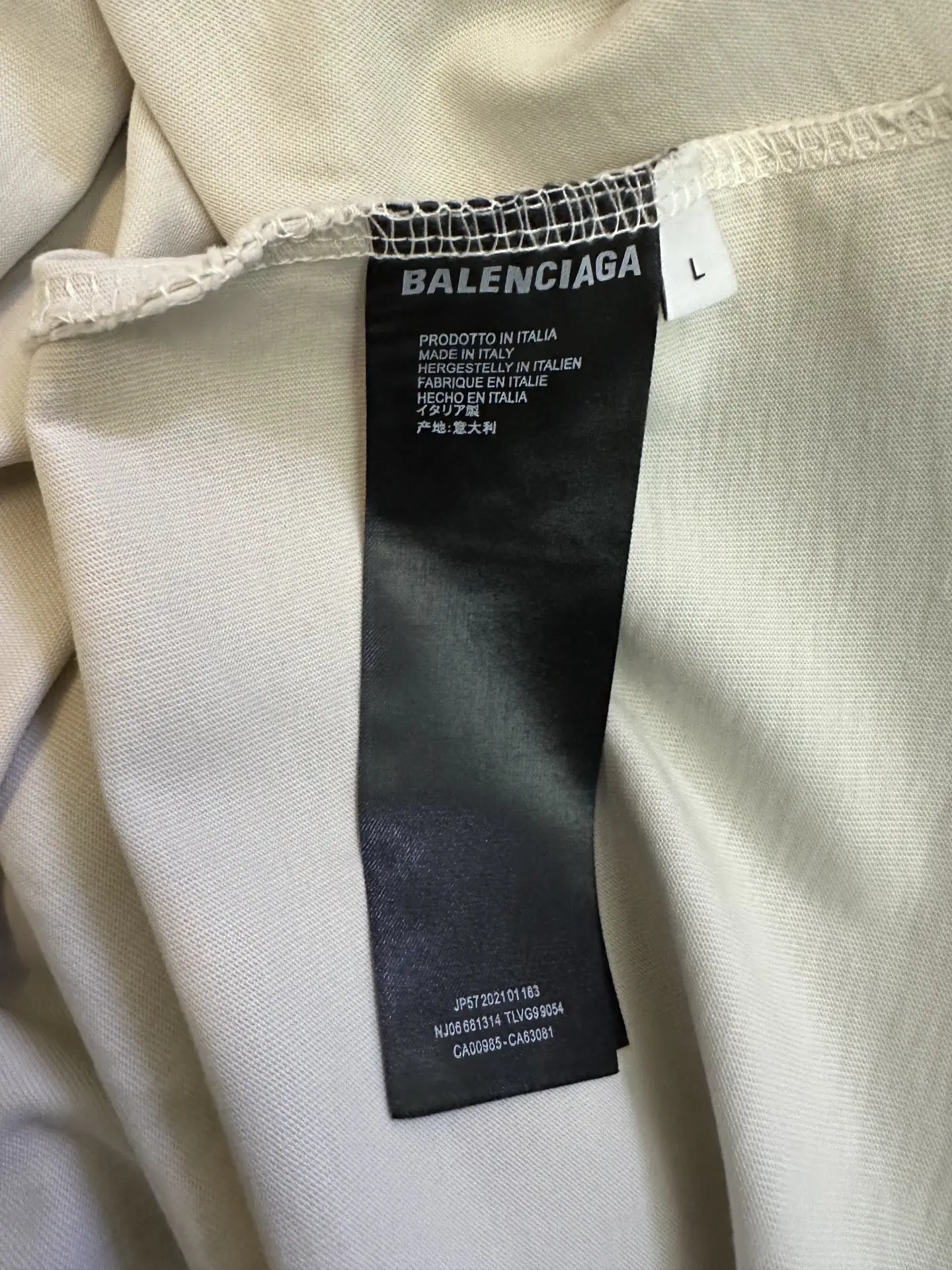 Logo Reflective Print Oversized T-Shirt D20015326 — view 9