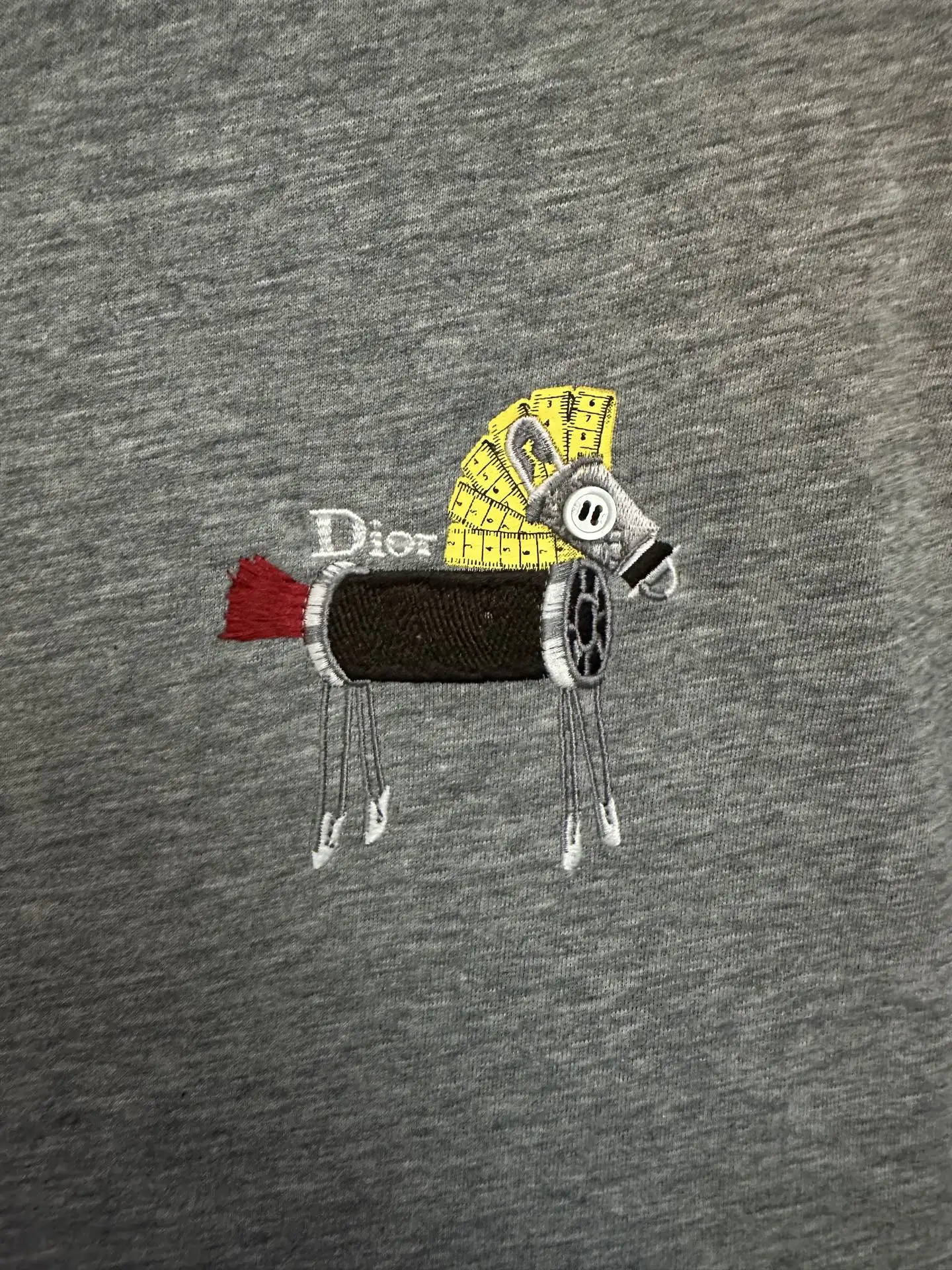 Embroidered Pony Cotton Jersey T-Shirt D21012476 — view 8