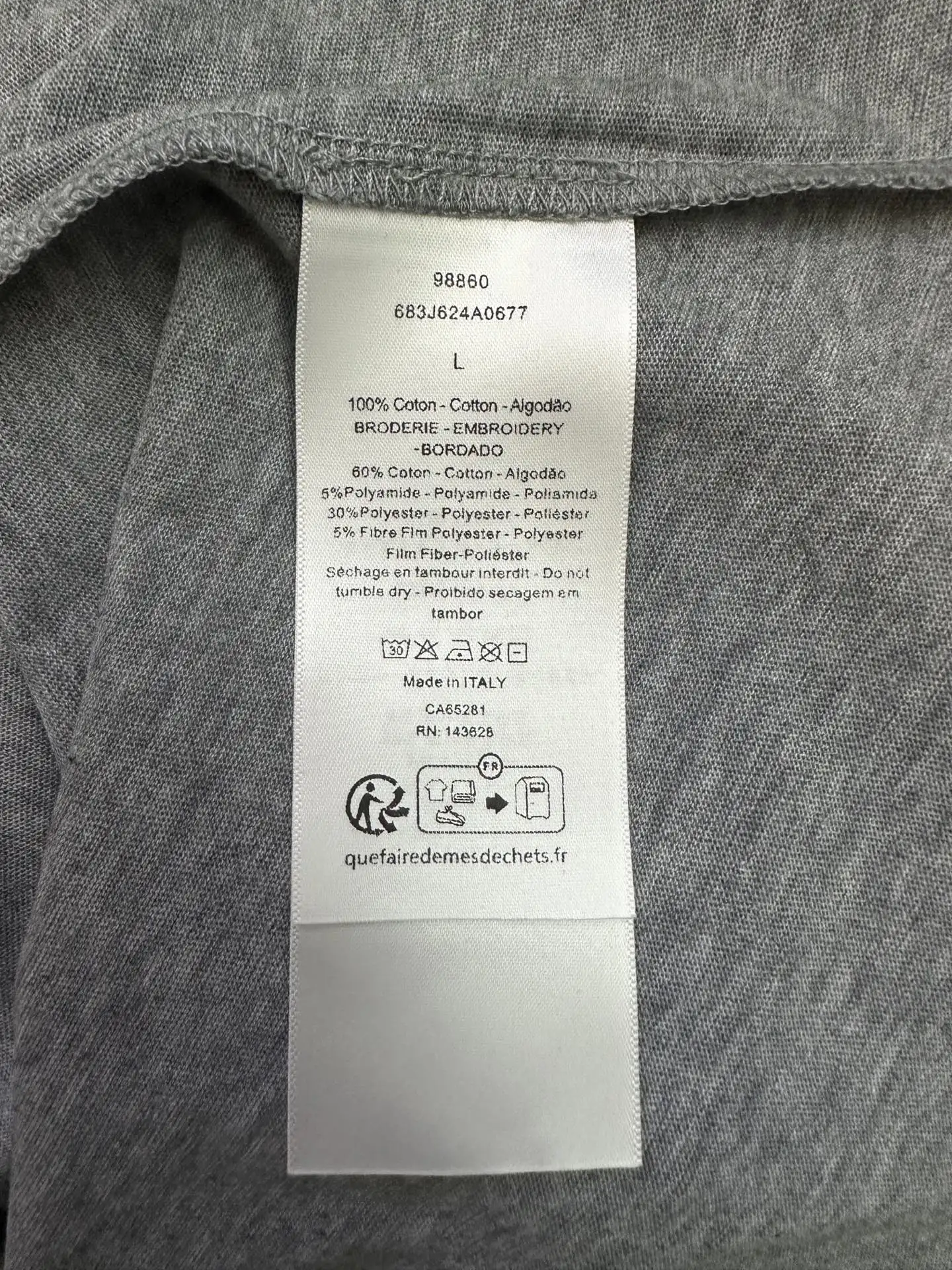 Embroidered Pony Cotton Jersey T-Shirt D21012476 — view 9