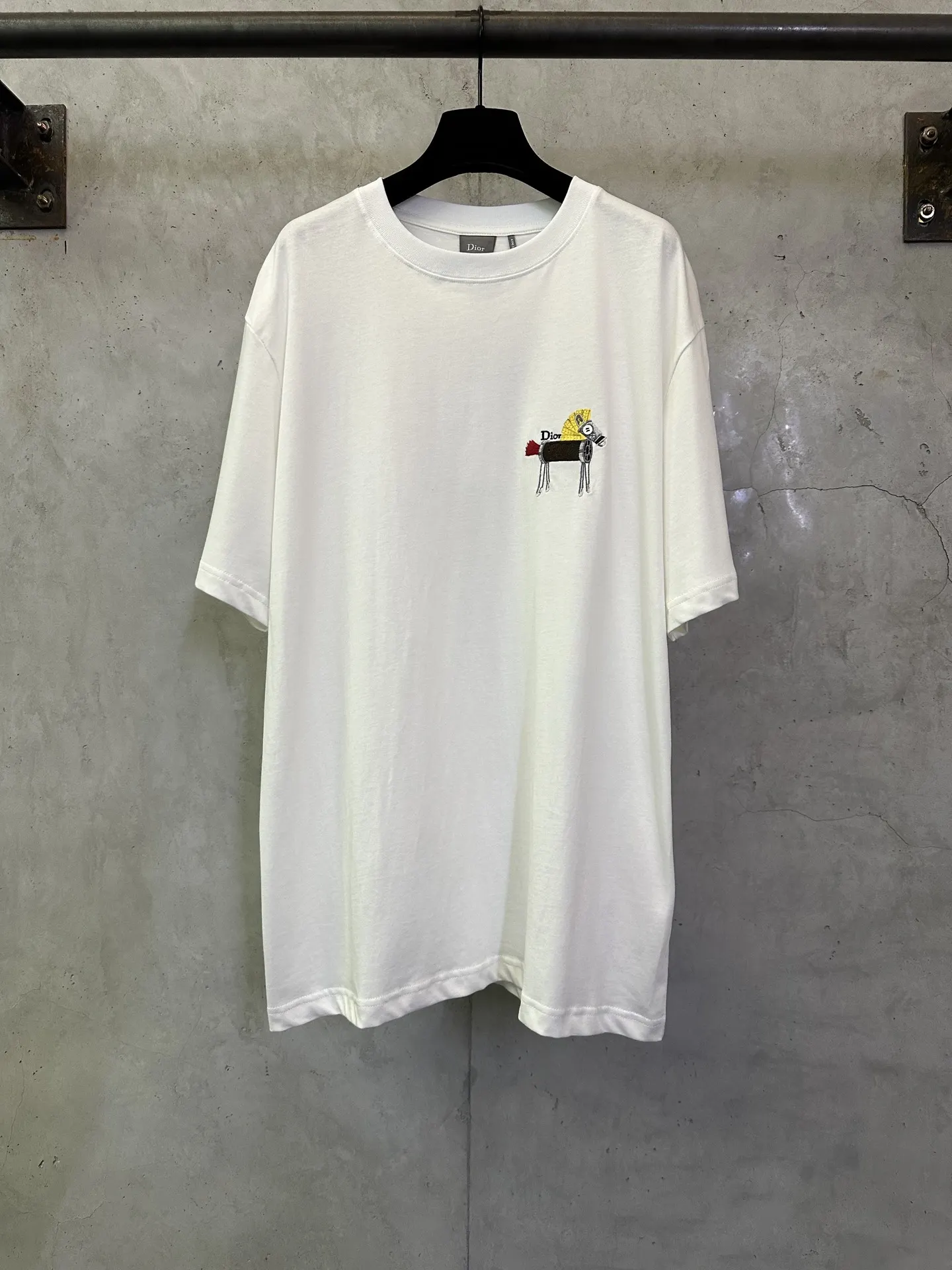 Embroidered Cotton-Jersey T-Shirt D21012477