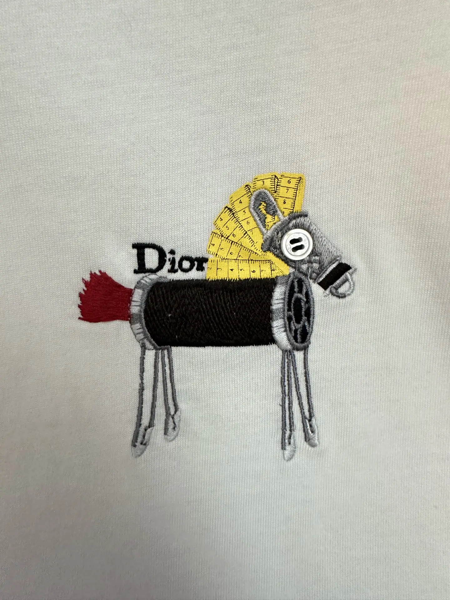 Embroidered Cotton-Jersey T-Shirt D21012477 — view 8