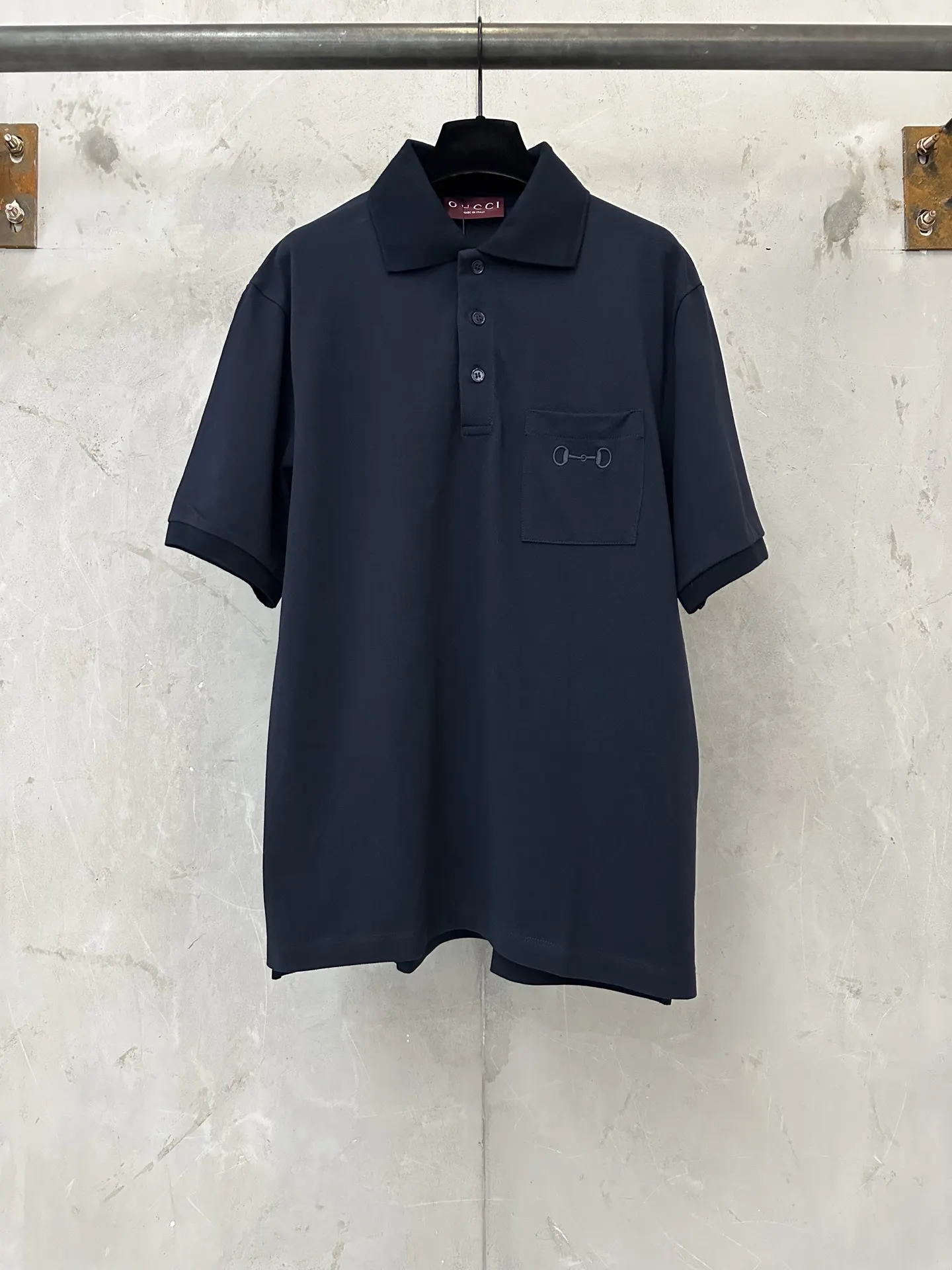 Horsebit Embroidered Cotton-Piqué Polo Shirt D21011481
