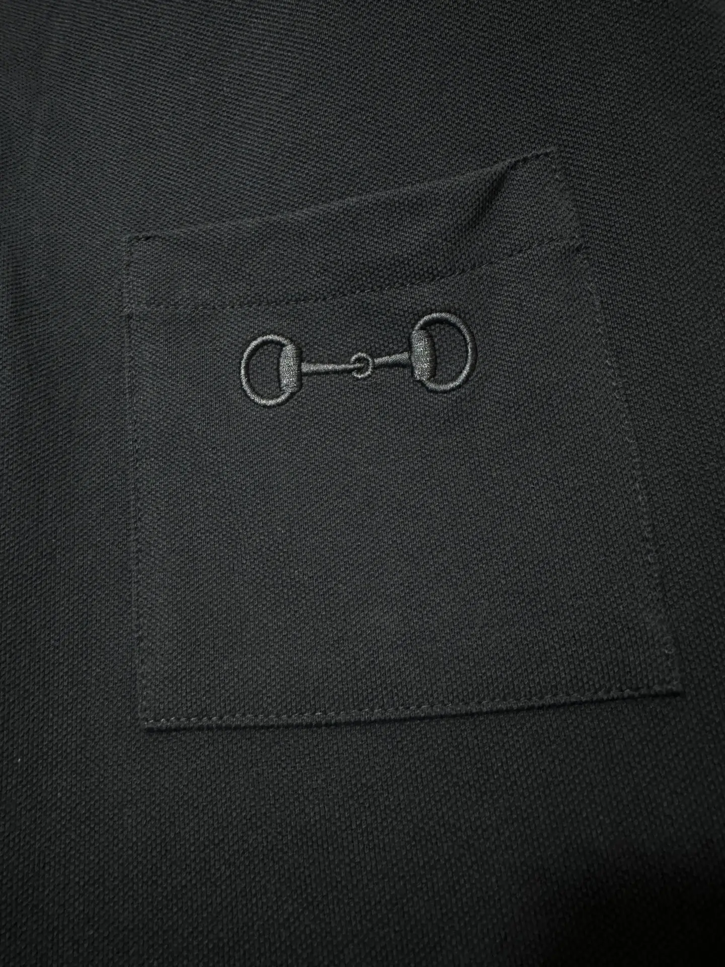 Horsebit Embroidered Cotton-Piqué Polo Shirt D21011481 — view 7