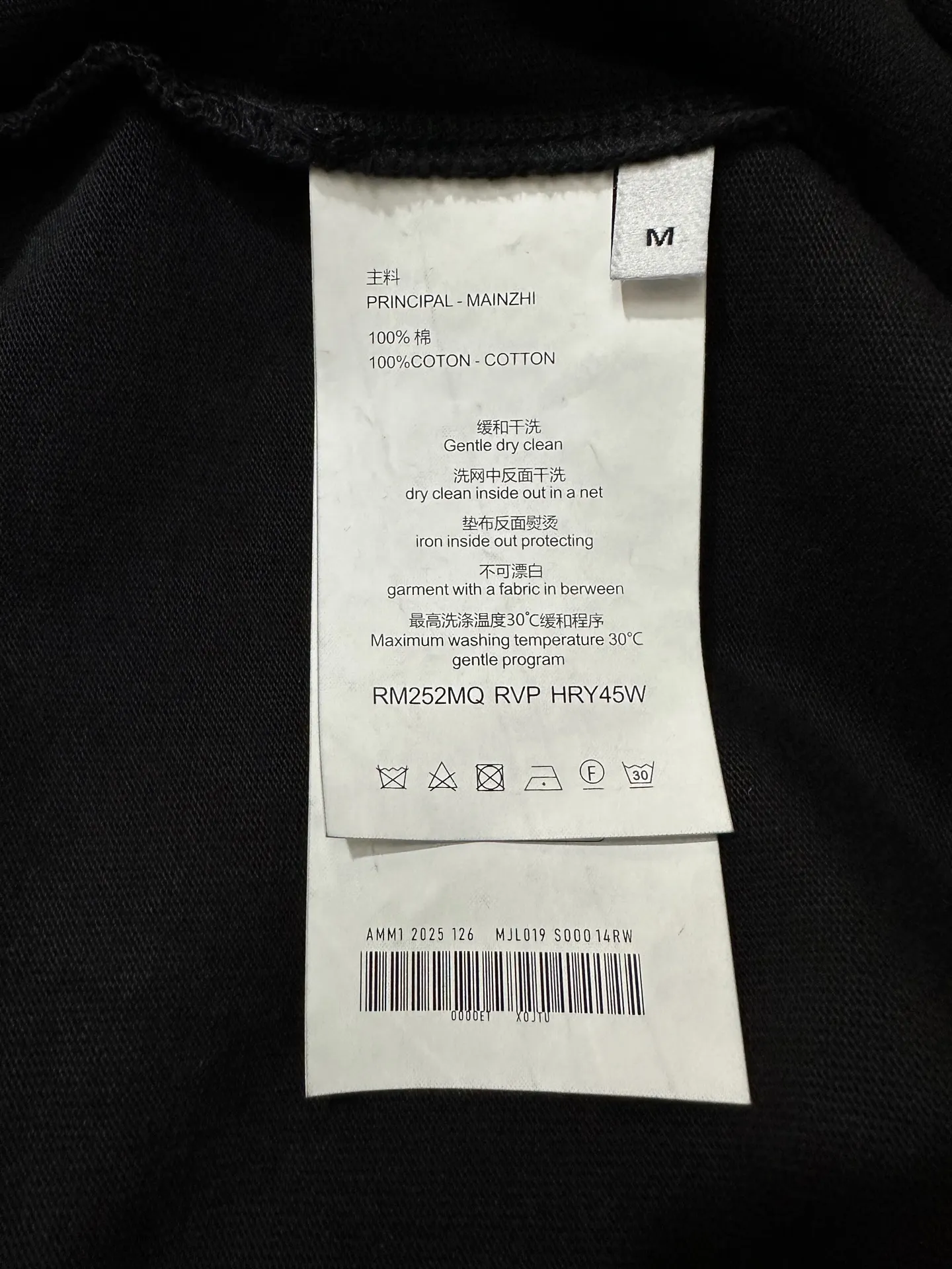 Logo Print Heavyweight Cotton T-Shirt D21022257 — view 9