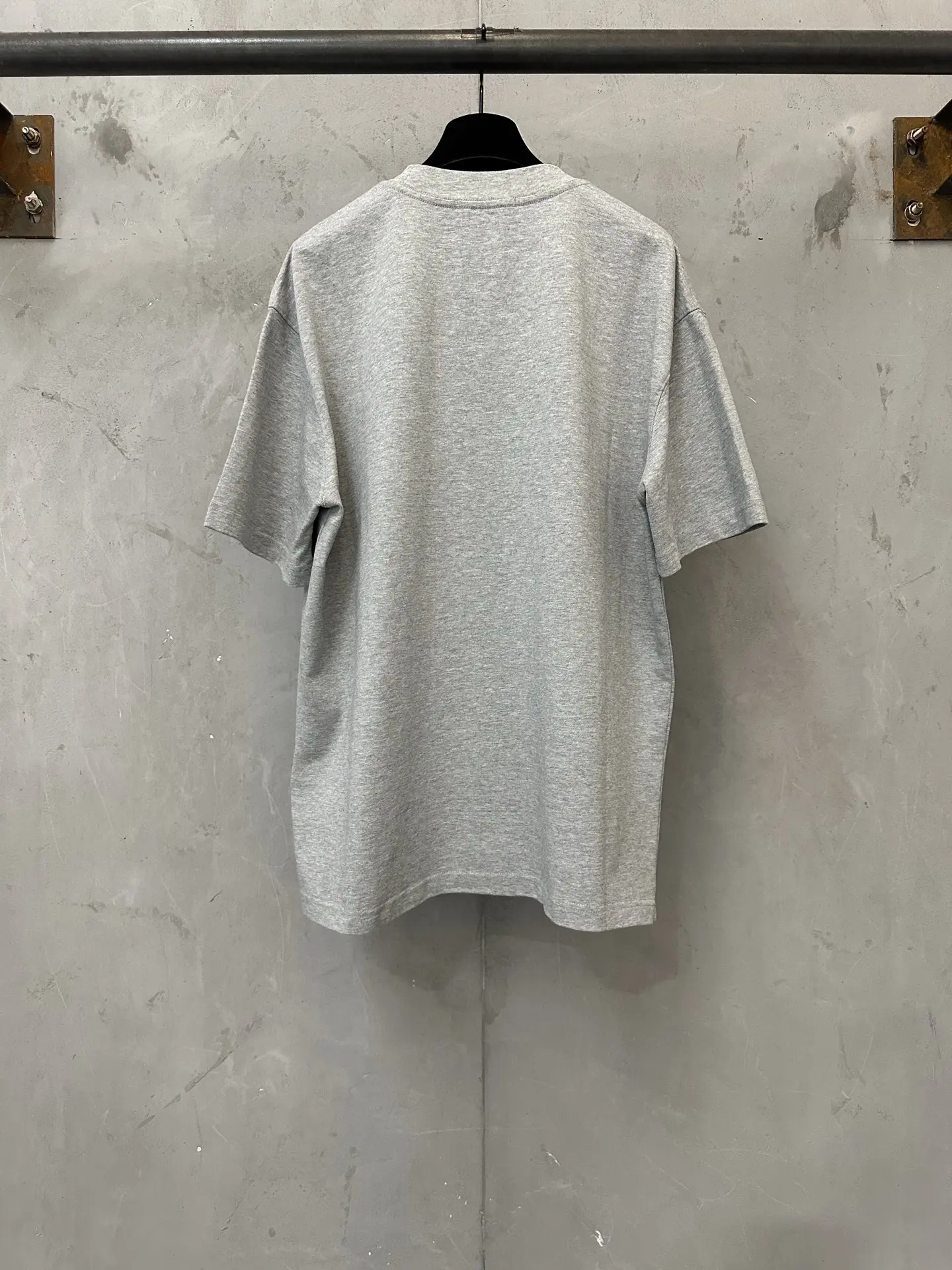 Leather Patch Logo Heavyweight Cotton T-Shirt D21022241 — view 2