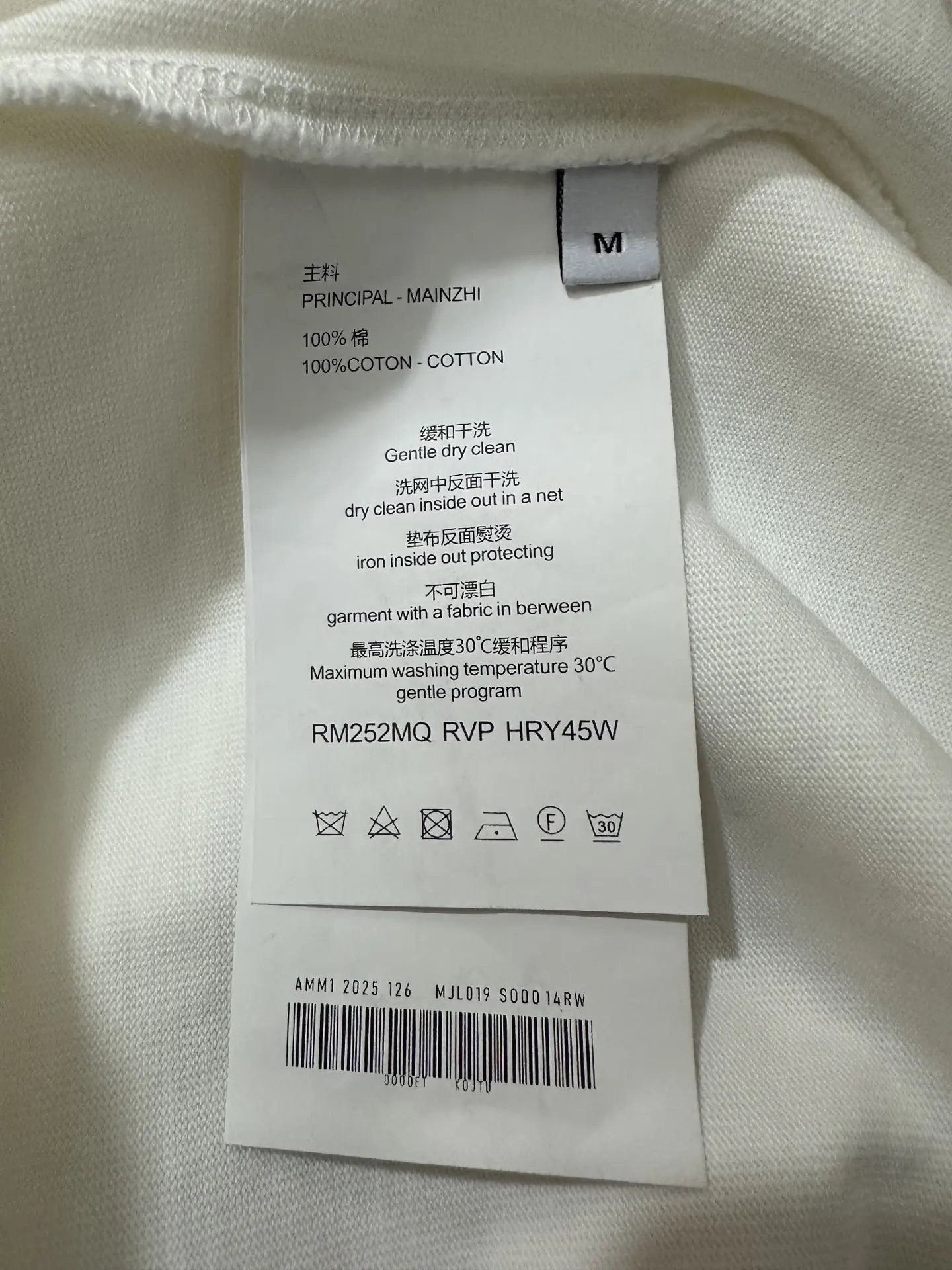 1996 Logo Heavyweight Cotton T-Shirt D21018890 — view 9