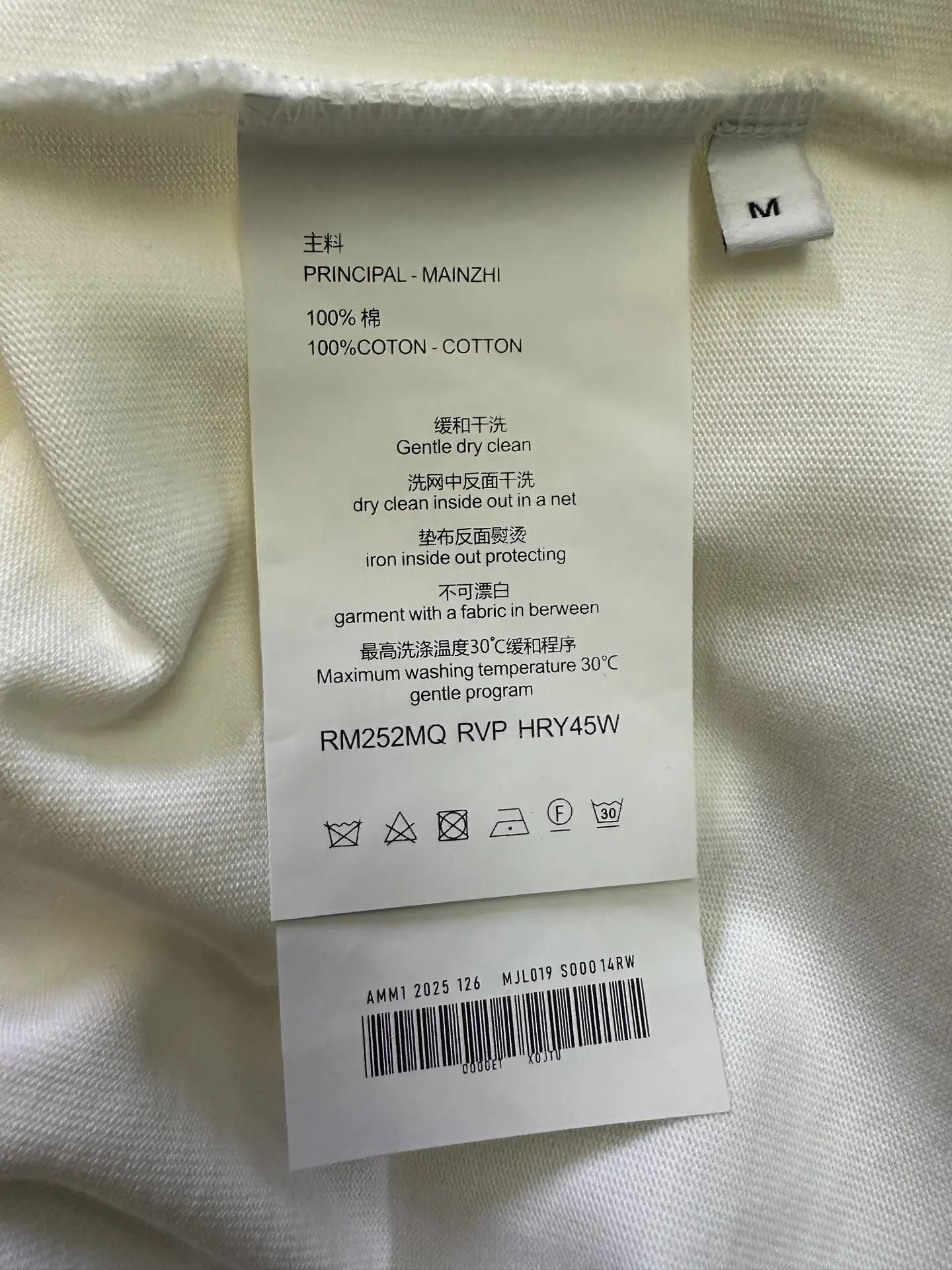 Logo Print Heavyweight Cotton T-Shirt D21011215 — view 9