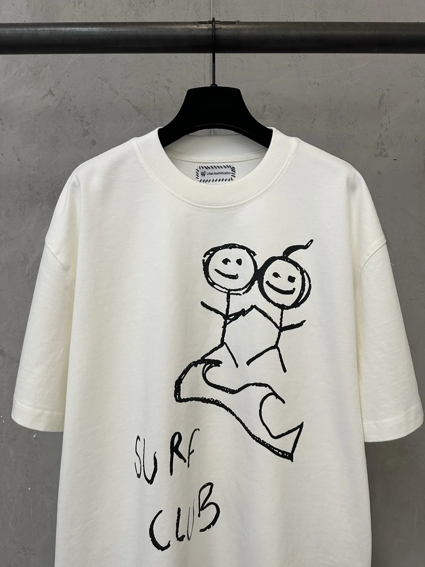Urban Sophistication Surf Club Graphic T-Shirt D21018837 — view 3