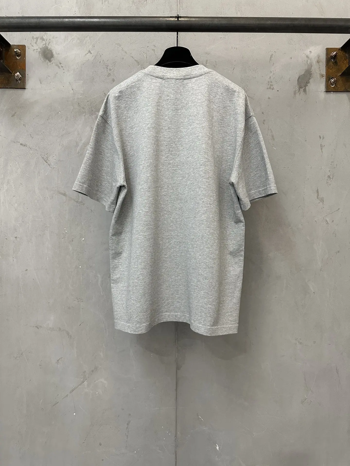 Leather Patch Heavyweight Cotton T-Shirt D21020507 — view 2