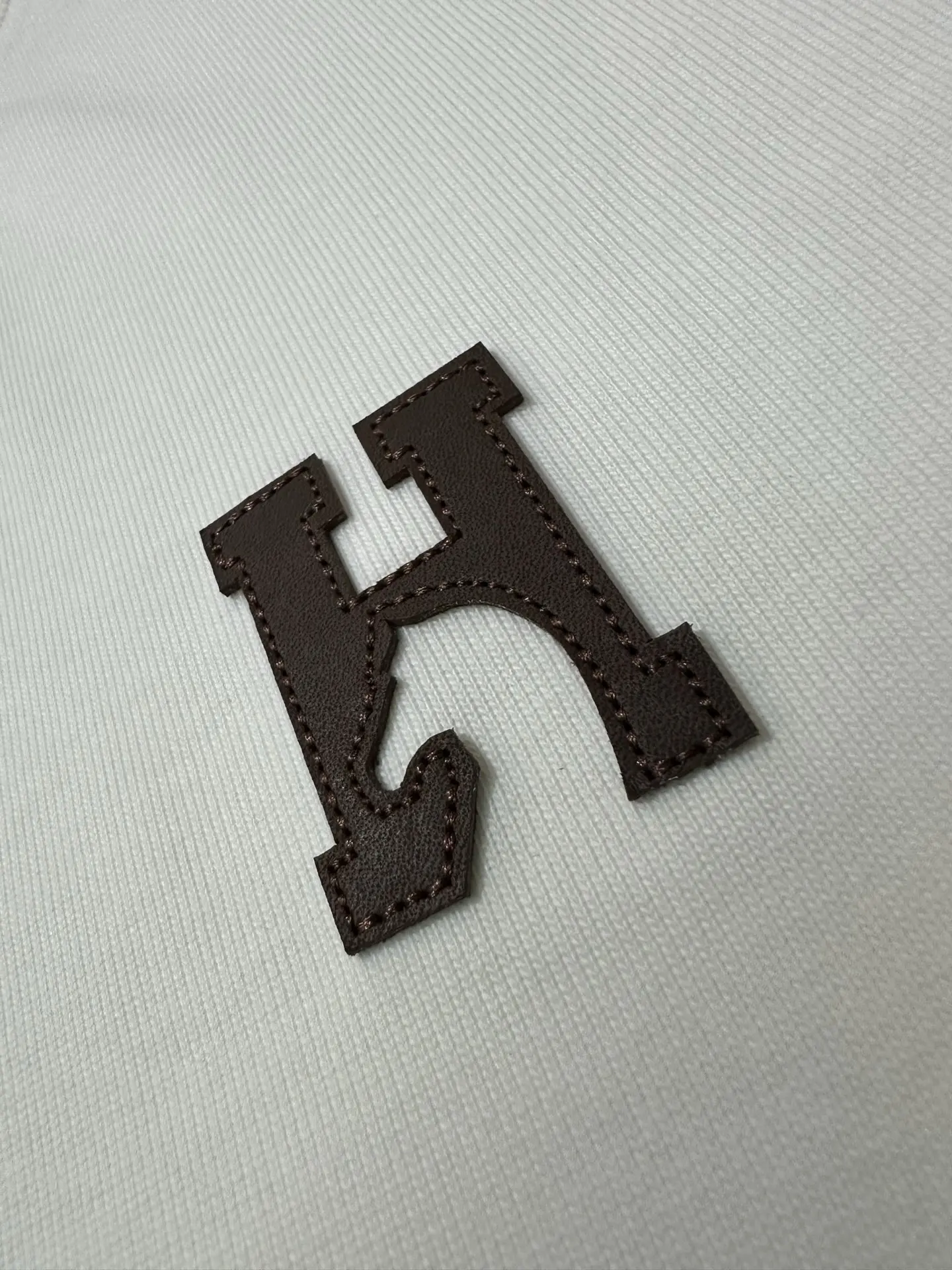 Heavyweight Cotton T-Shirt with Leather Patch D21020509 — view 8