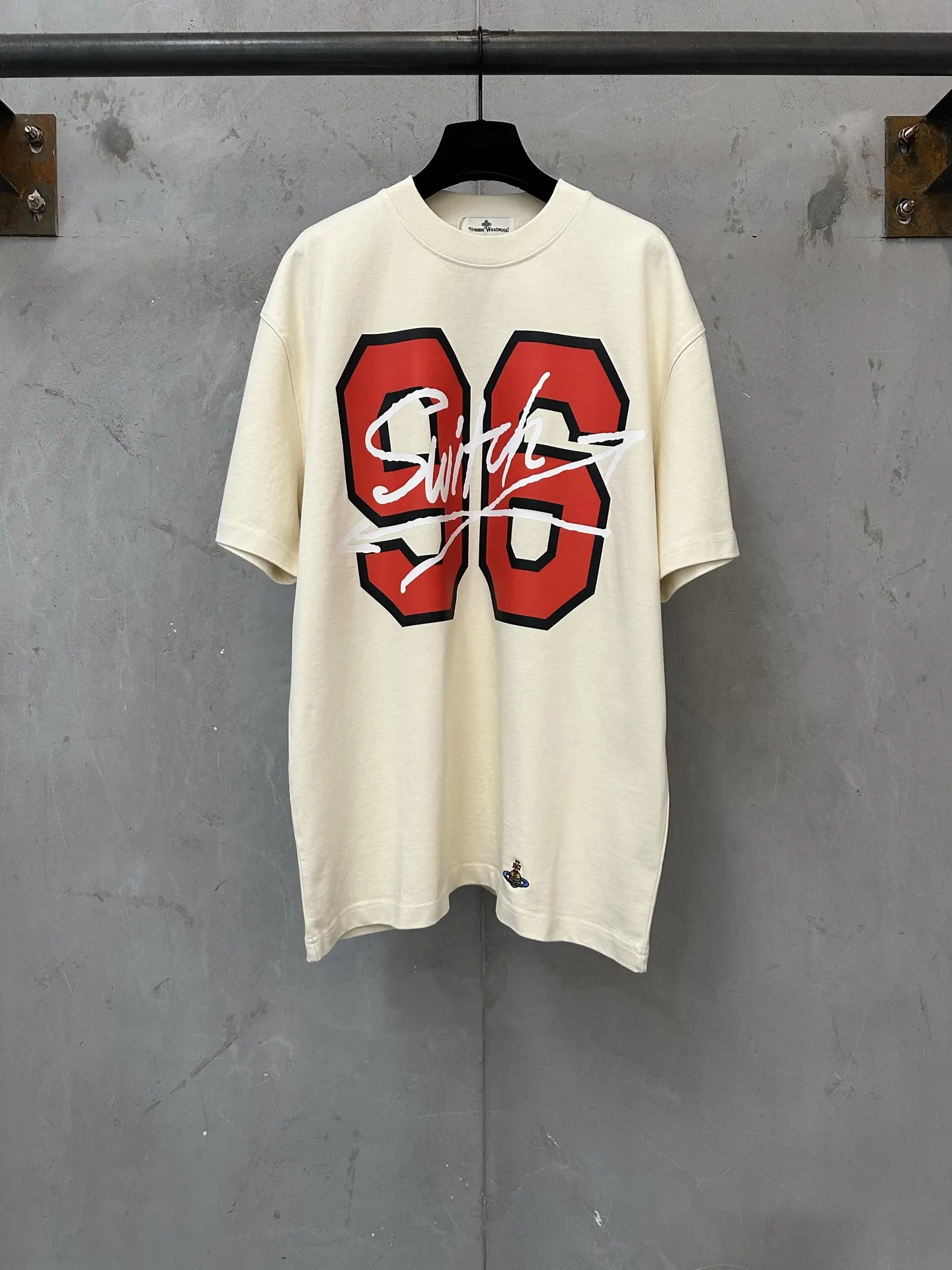 96 Graphic Print Heavyweight Cotton T-Shirt D21523071