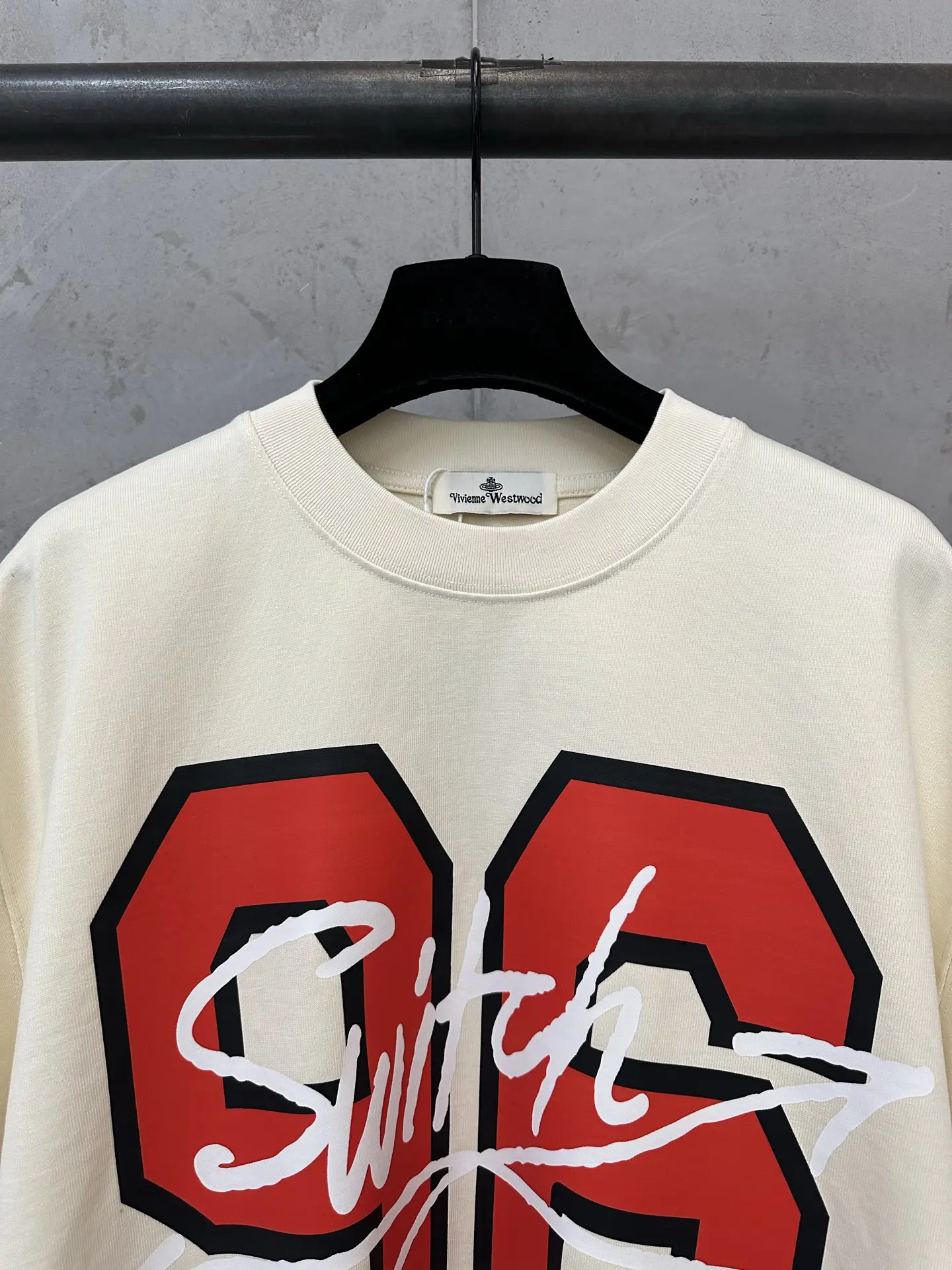 96 Graphic Print Heavyweight Cotton T-Shirt D21523071 — view 5