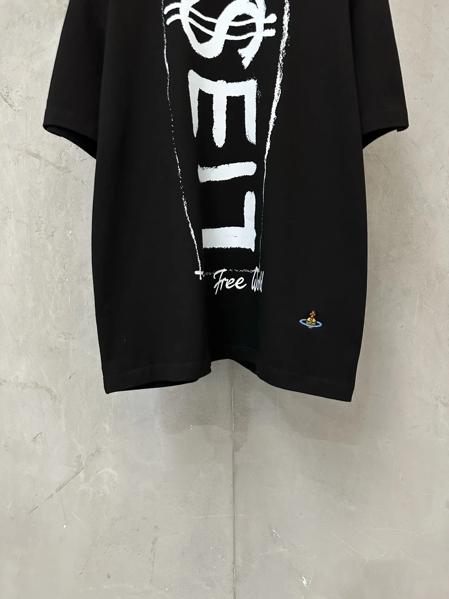 LIES Graffiti Print Heavyweight Cotton T-Shirt D21523144 — view 4
