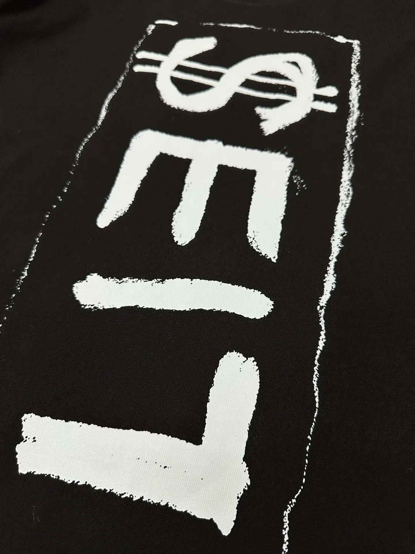 LIES Graffiti Print Heavyweight Cotton T-Shirt D21523144 — view 7
