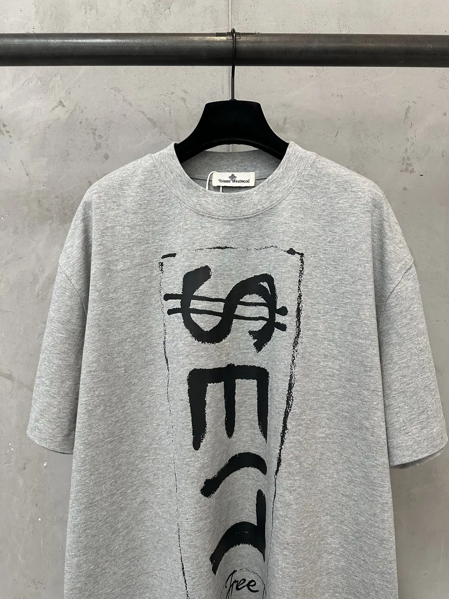 LIES Graffiti Print Heavyweight Cotton T-Shirt D21523143 — view 3