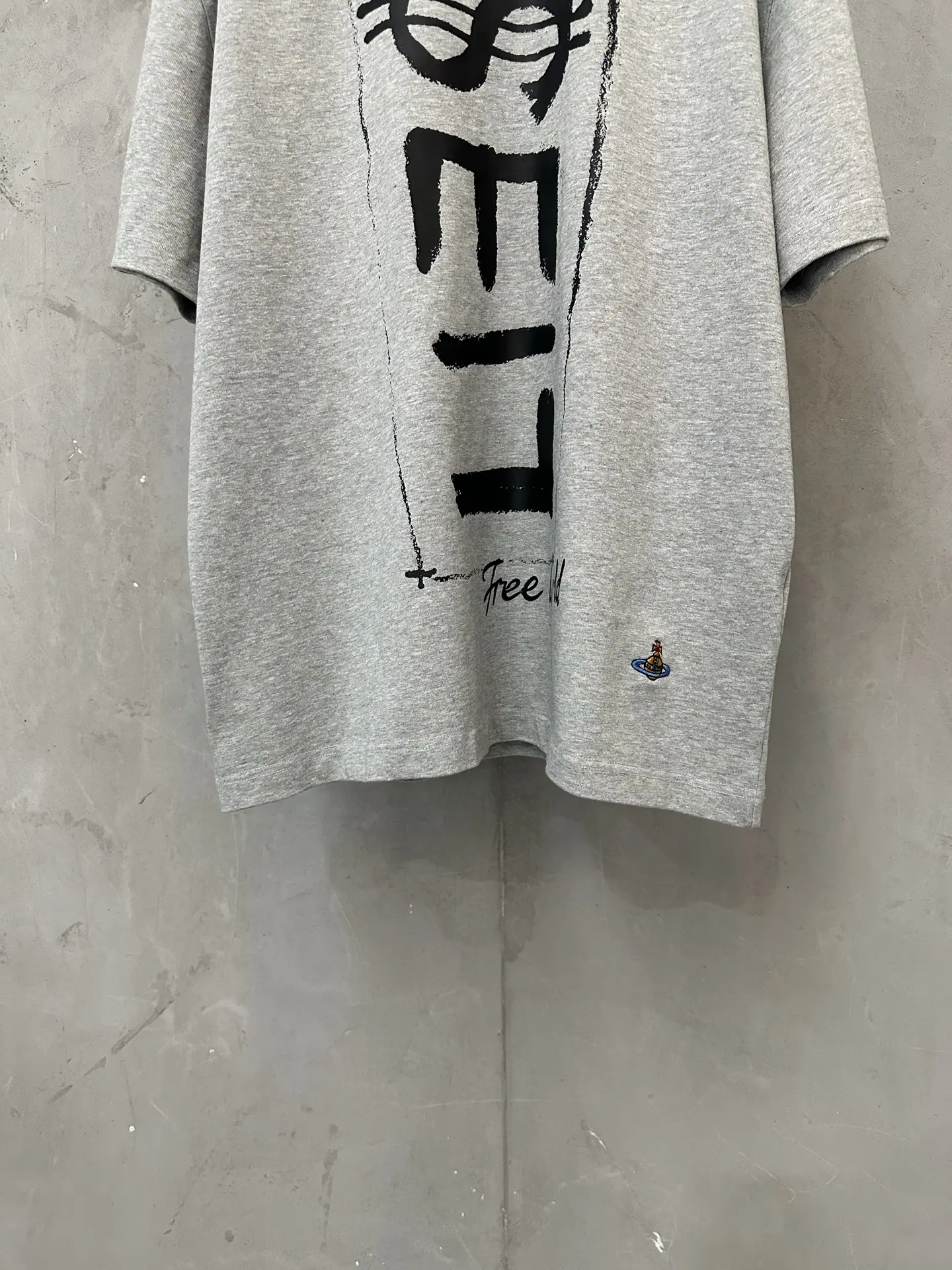 LIES Graffiti Print Heavyweight Cotton T-Shirt D21523143 — view 4