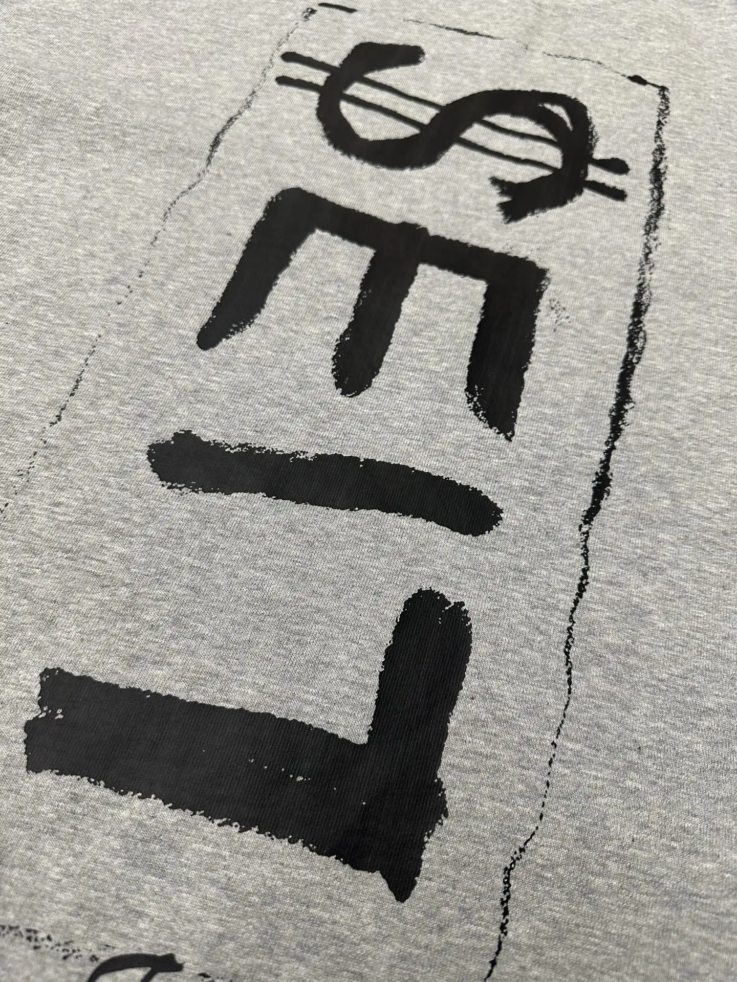 LIES Graffiti Print Heavyweight Cotton T-Shirt D21523143 — view 7