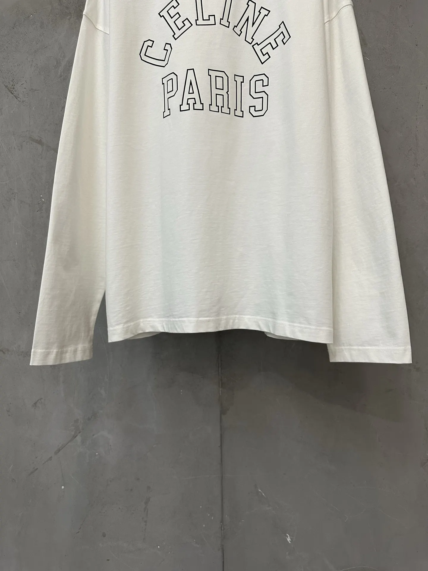 Logo Print Long-Sleeve Cotton T-Shirt D22023120 — view 4