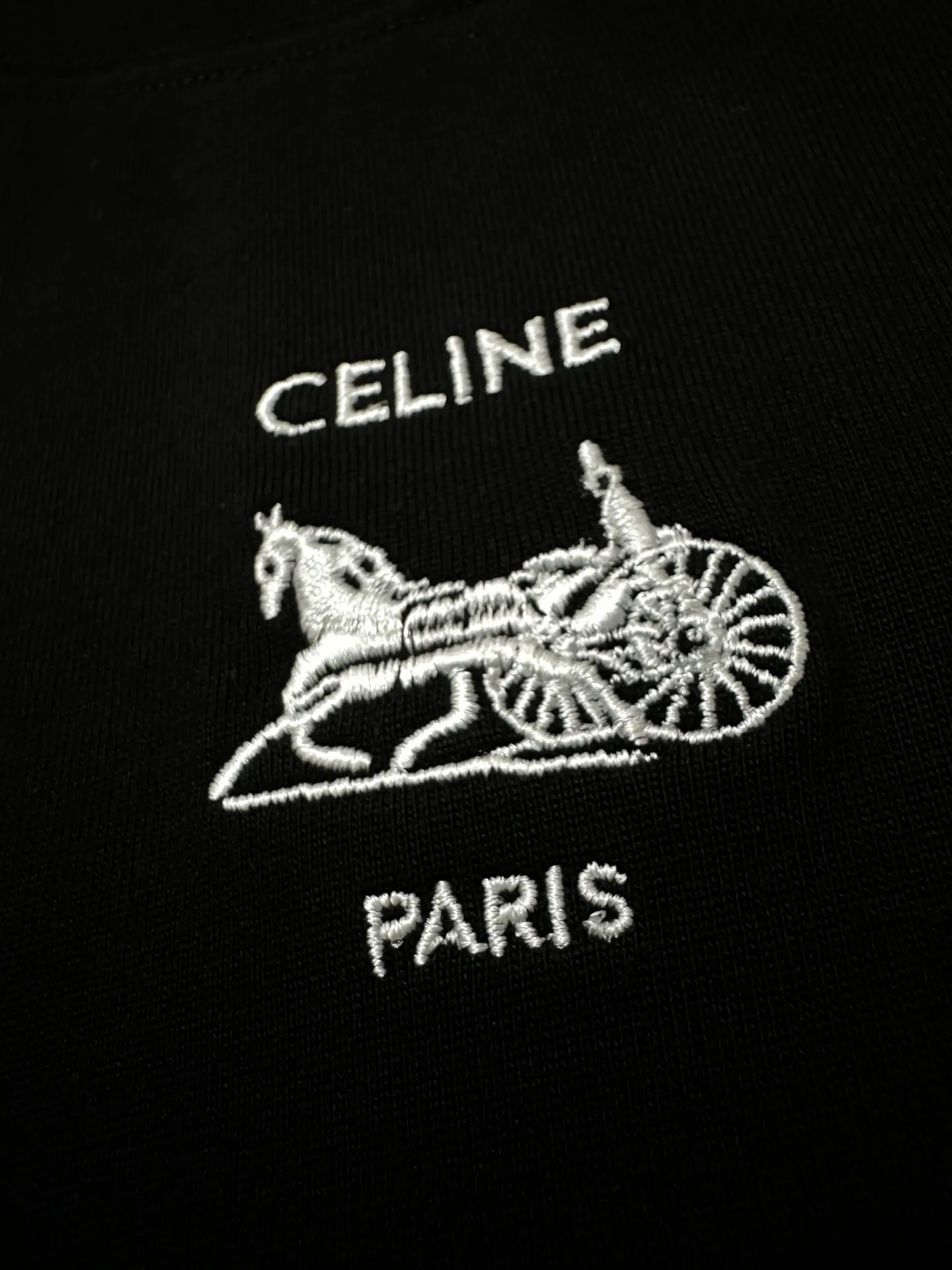 Triomphe Horse and Carriage Embroidered Long-Sleeve T-Shirt D22018848 — view 8