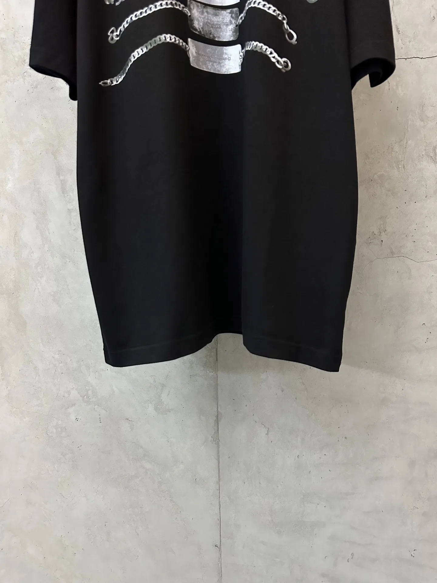 Chain-Print Heavyweight Cotton T-Shirt D22011915 — view 4