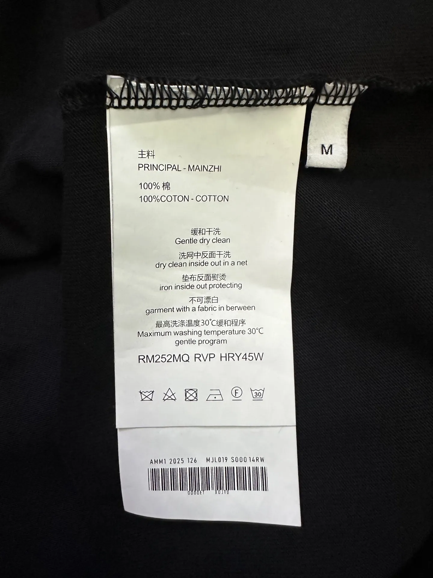 Logo Print Heavyweight Cotton T-Shirt D22015311 — view 9