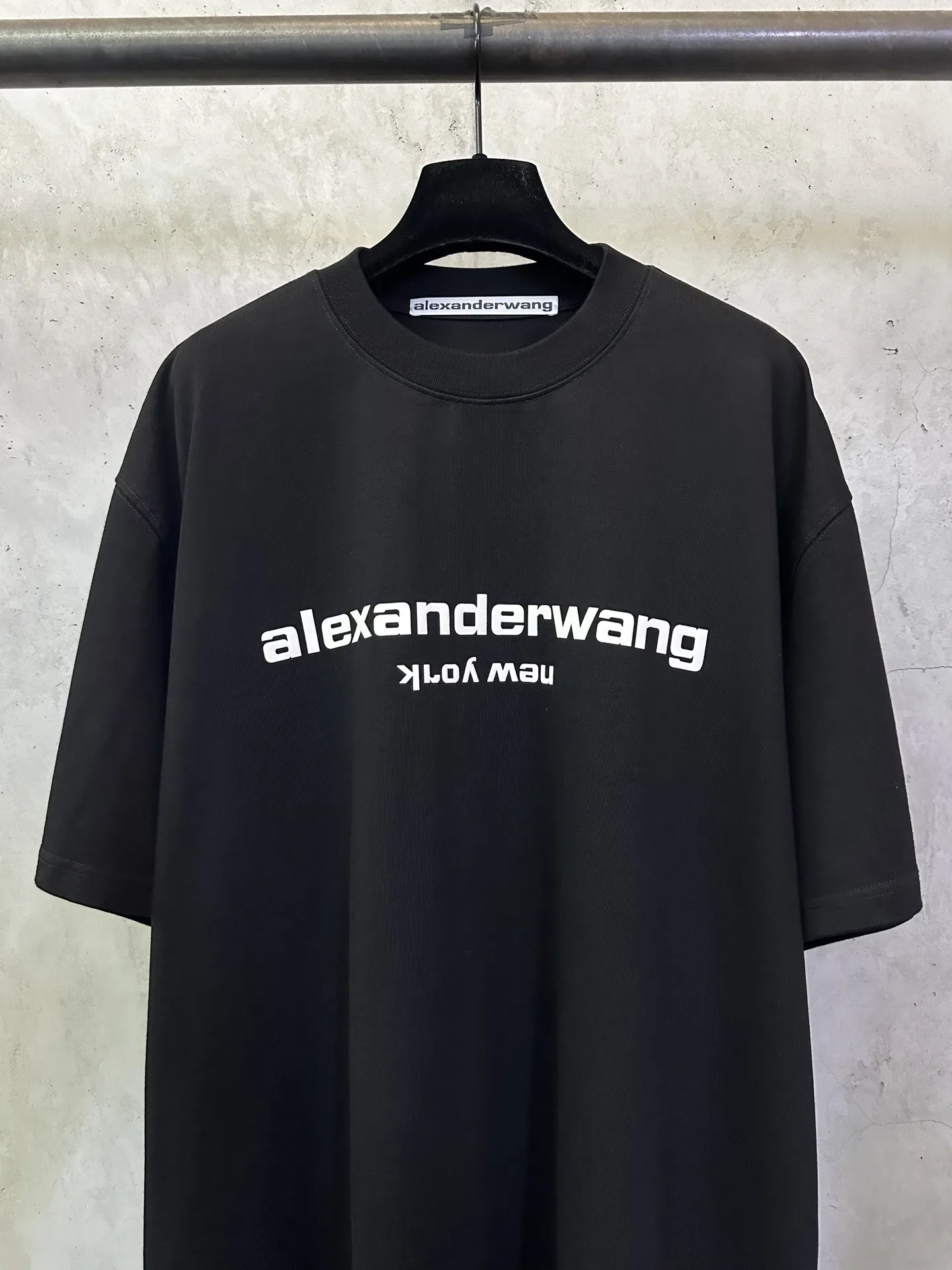 Logo Puff-Print Heavyweight Cotton T-Shirt D22012361 — view 3
