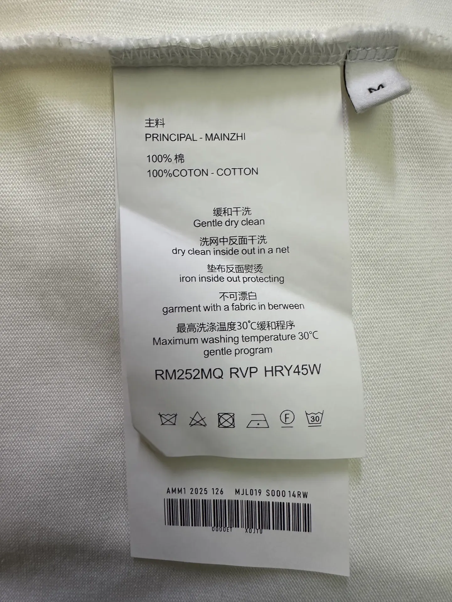 Logo Print Heavyweight Cotton T-Shirt D22015290 — view 9