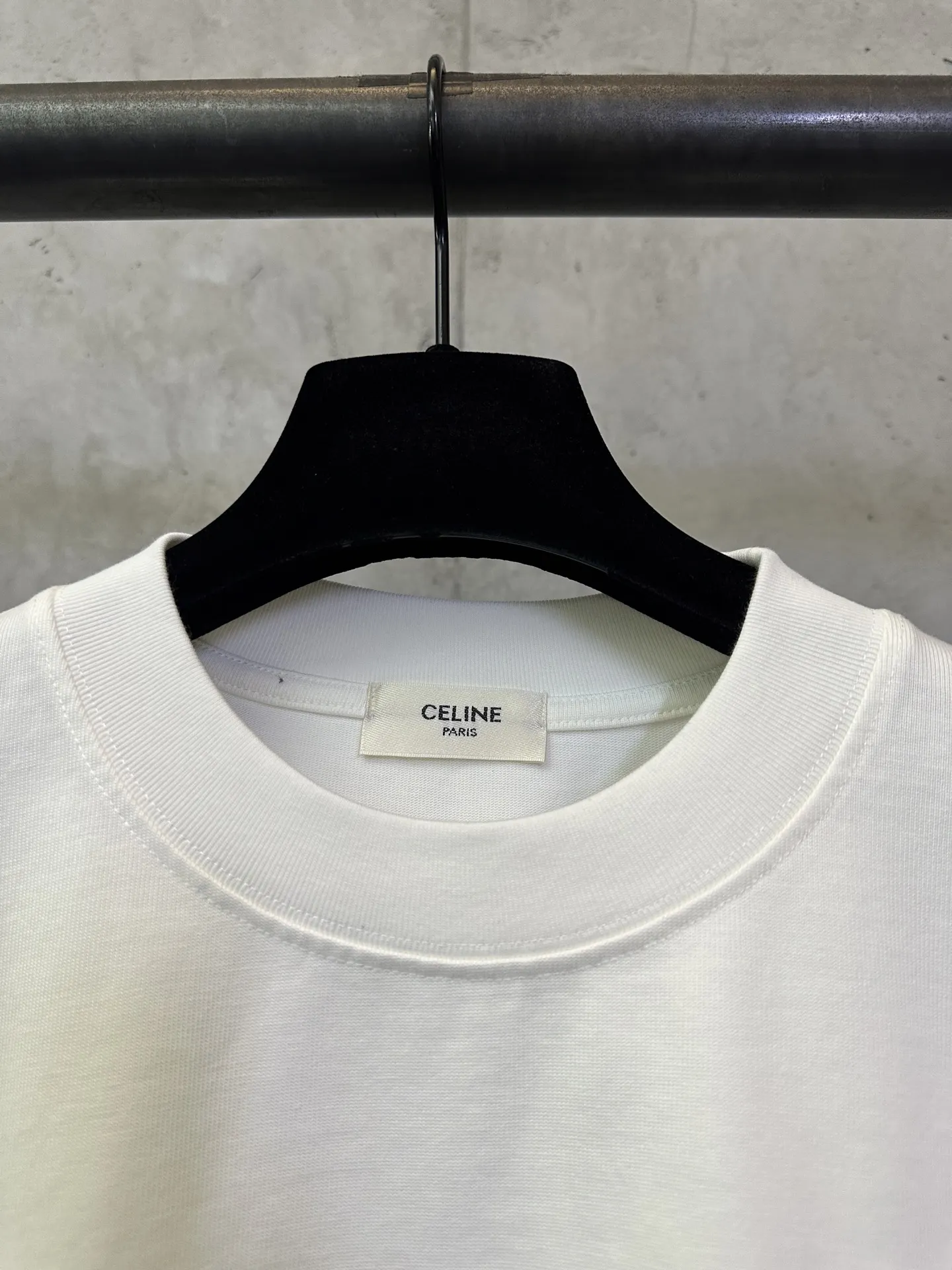 Triomphe Logo Heavyweight Cotton T-Shirt D22012465 — view 7