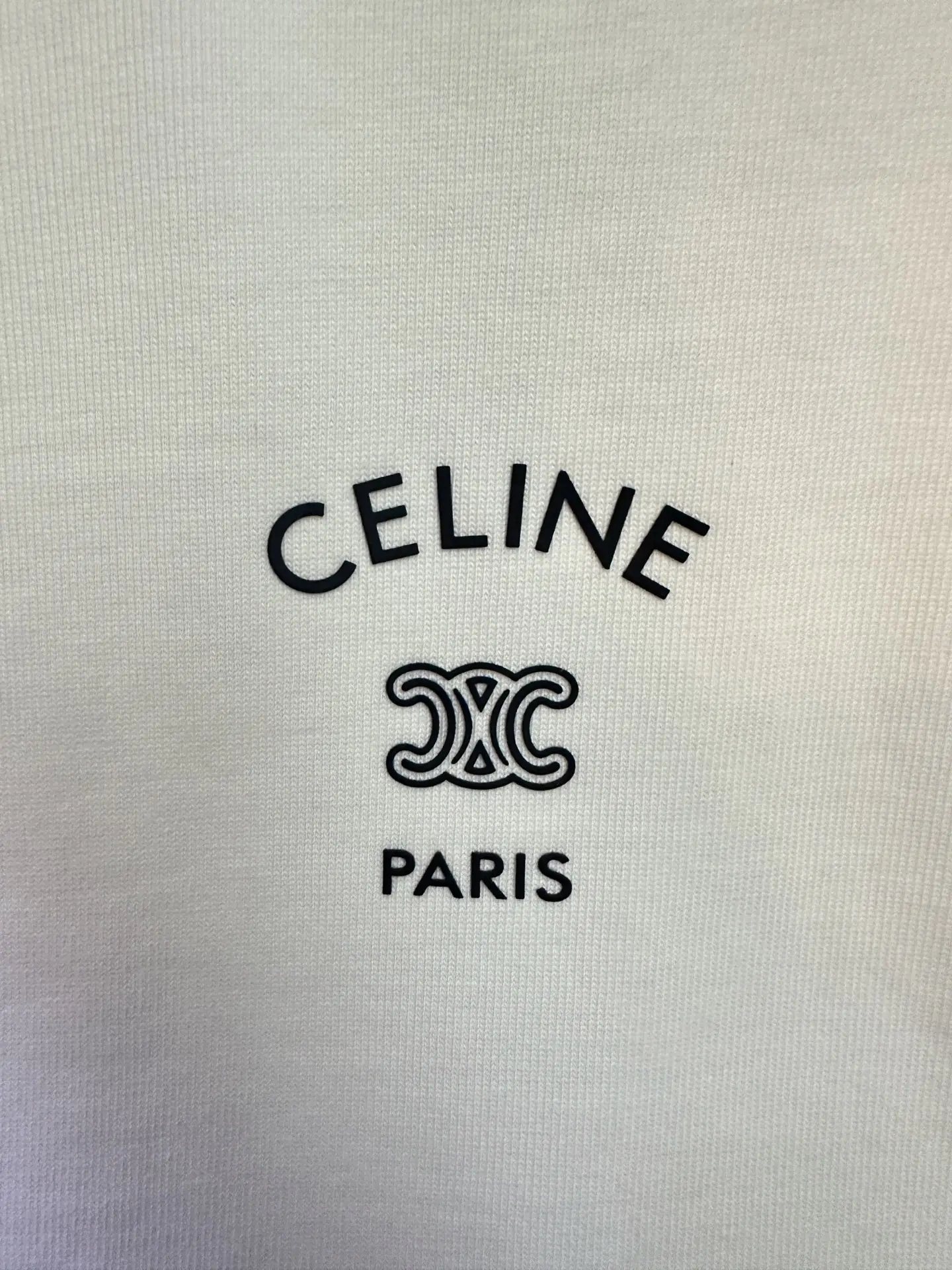 Triomphe Logo Heavyweight Cotton T-Shirt D22012465 — view 8
