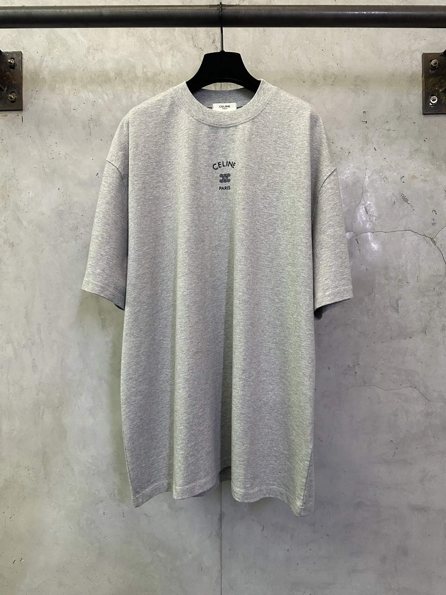 Triomphe Logo Heavyweight Cotton T-Shirt D22012466