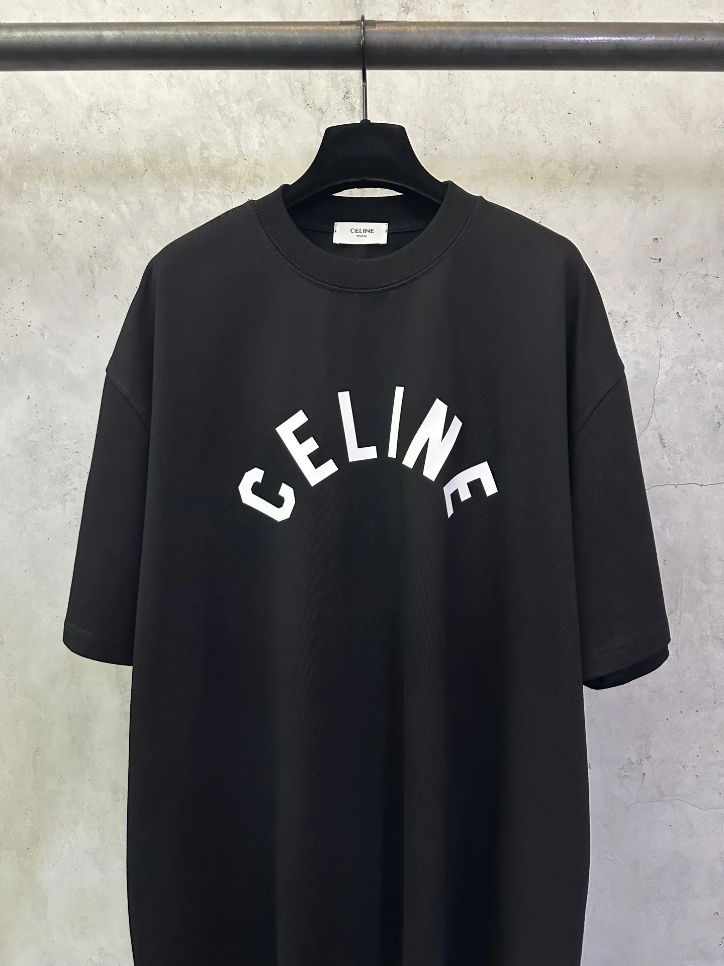 Logo-Print Heavyweight Cotton T-Shirt D22012458 — view 3