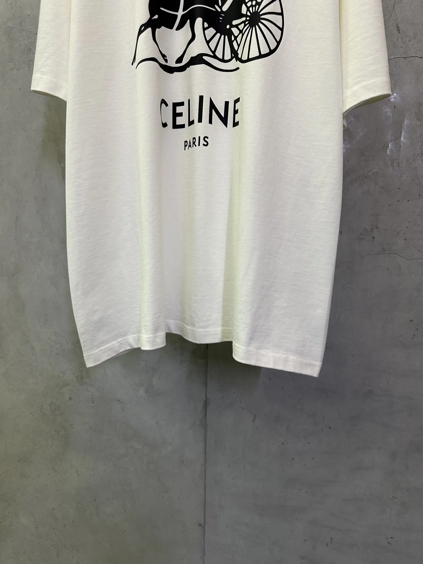Horse and Carriage Logo Print Cotton T-Shirt D22012483 — view 4
