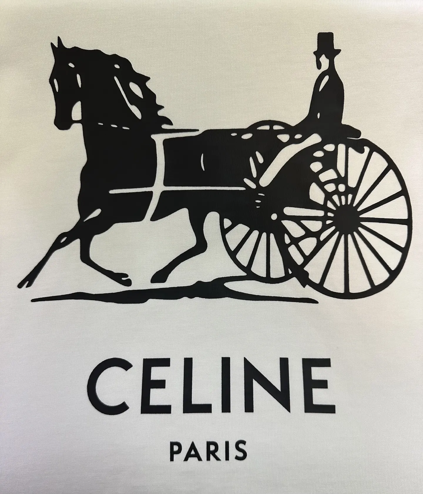 Horse and Carriage Logo Print Cotton T-Shirt D22012483 — view 8