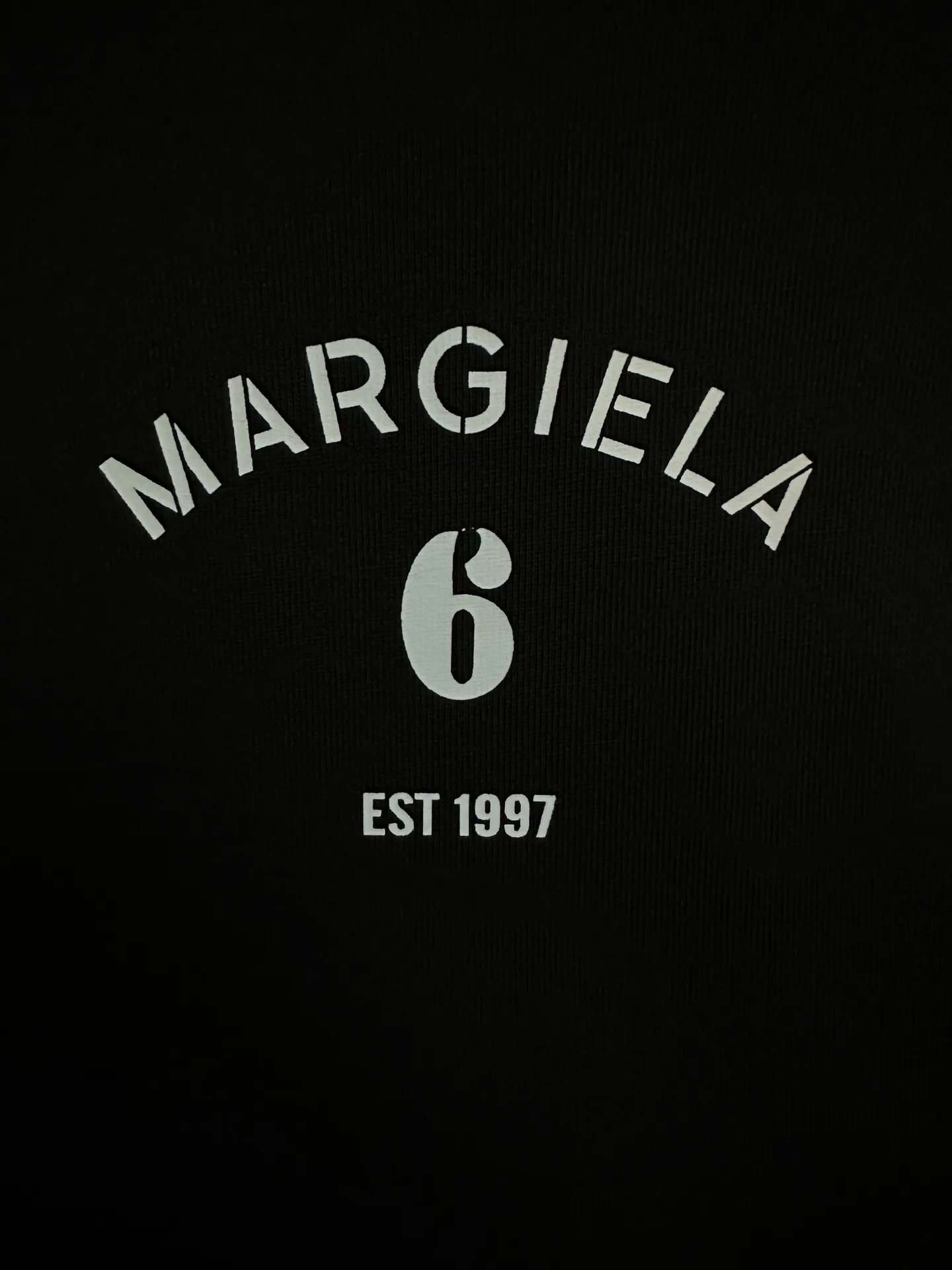 MM6 Maison Margiela Logo Print Heavyweight Cotton T-Shirt D22012482 — view 8